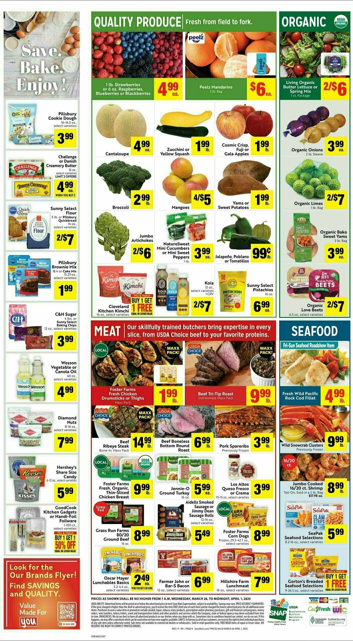 Save Mart Weekly Ad from March 26