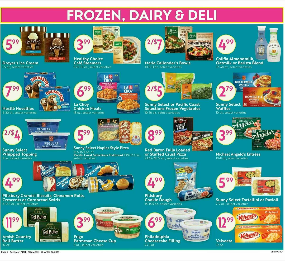 Save Mart Big Monthly Deals Weekly Ad from March 26