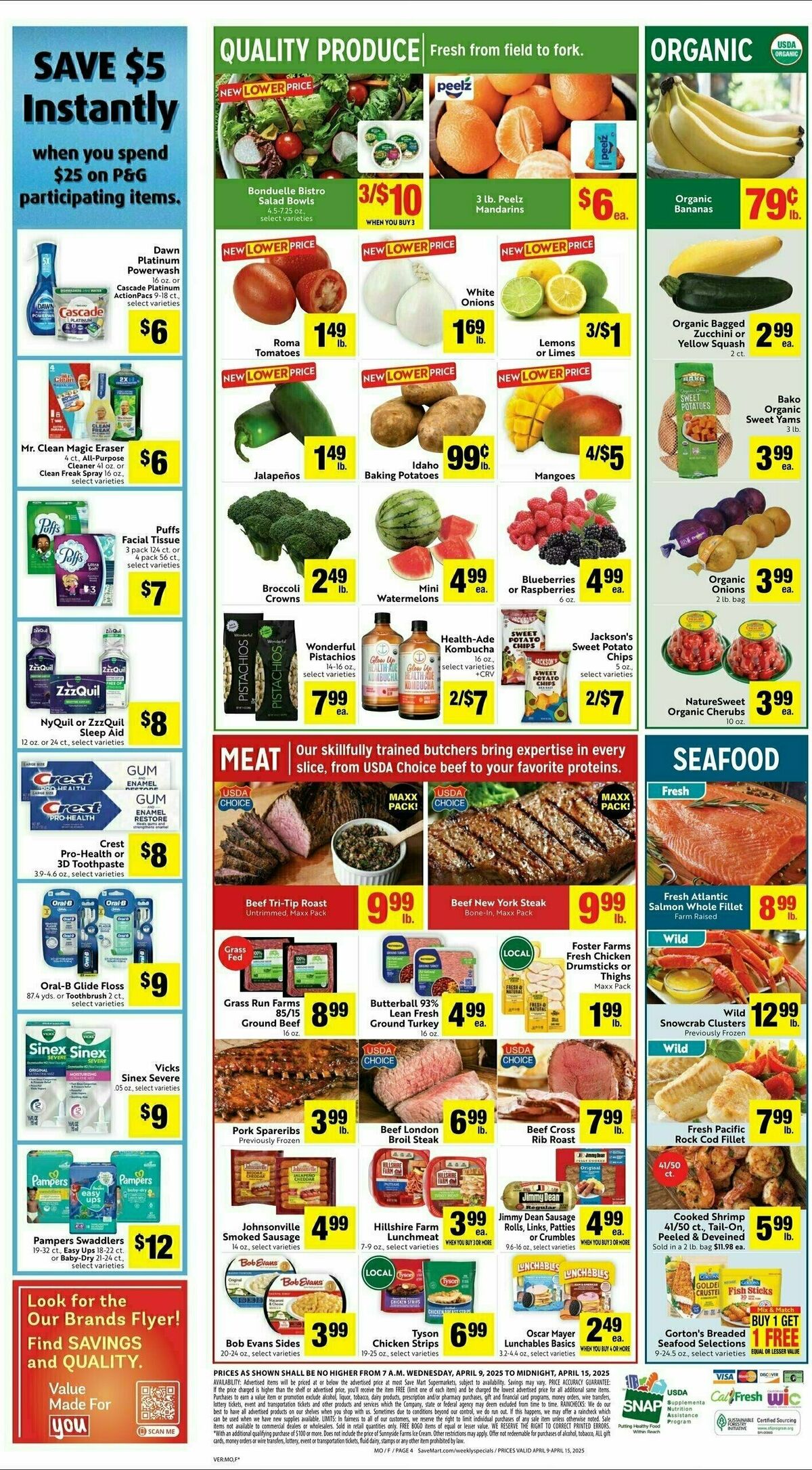 Save Mart Weekly Ad from April 9