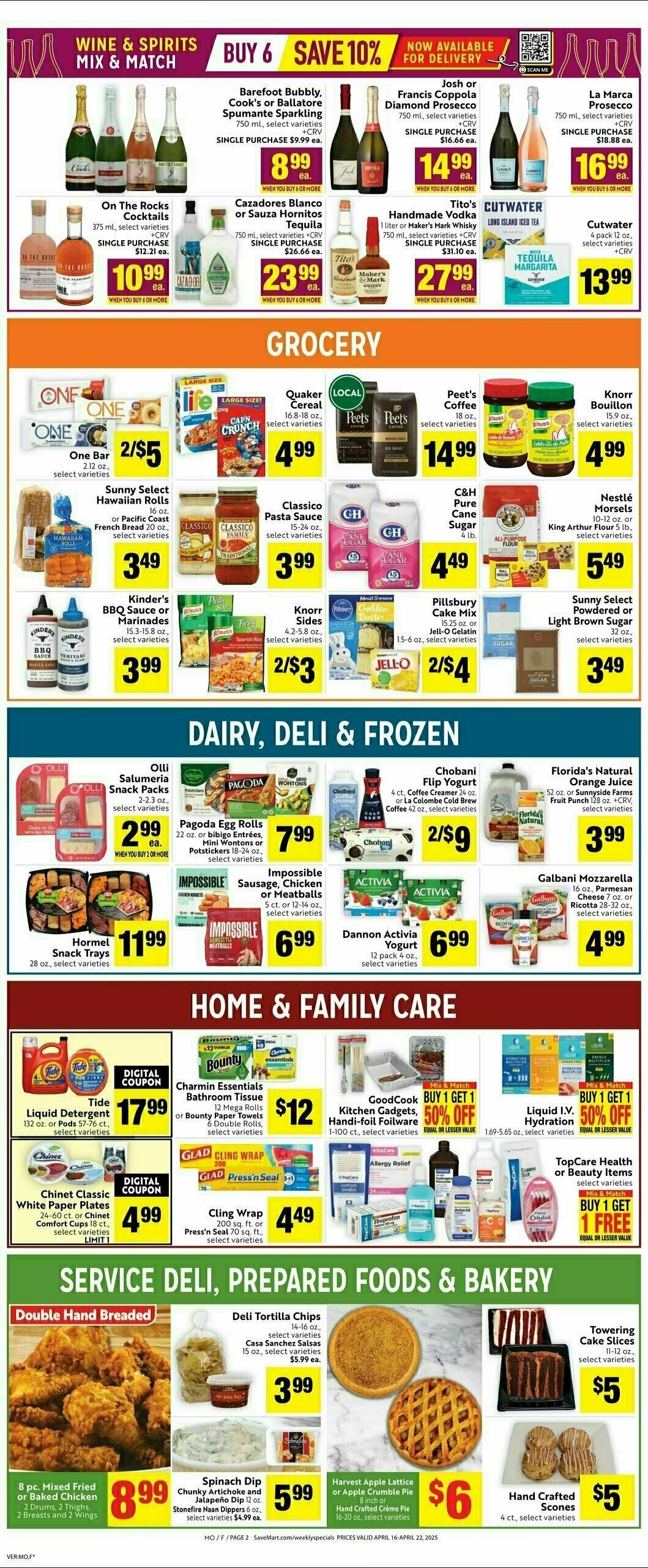 Save Mart Weekly Ad from April 16