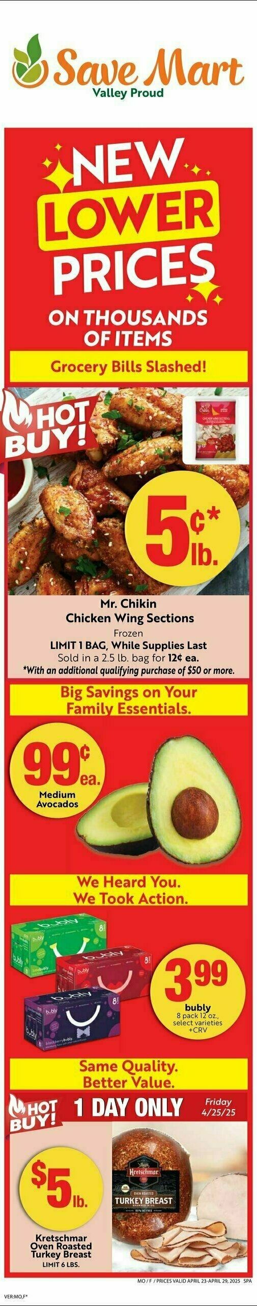 Save Mart Weekly Ad from April 23
