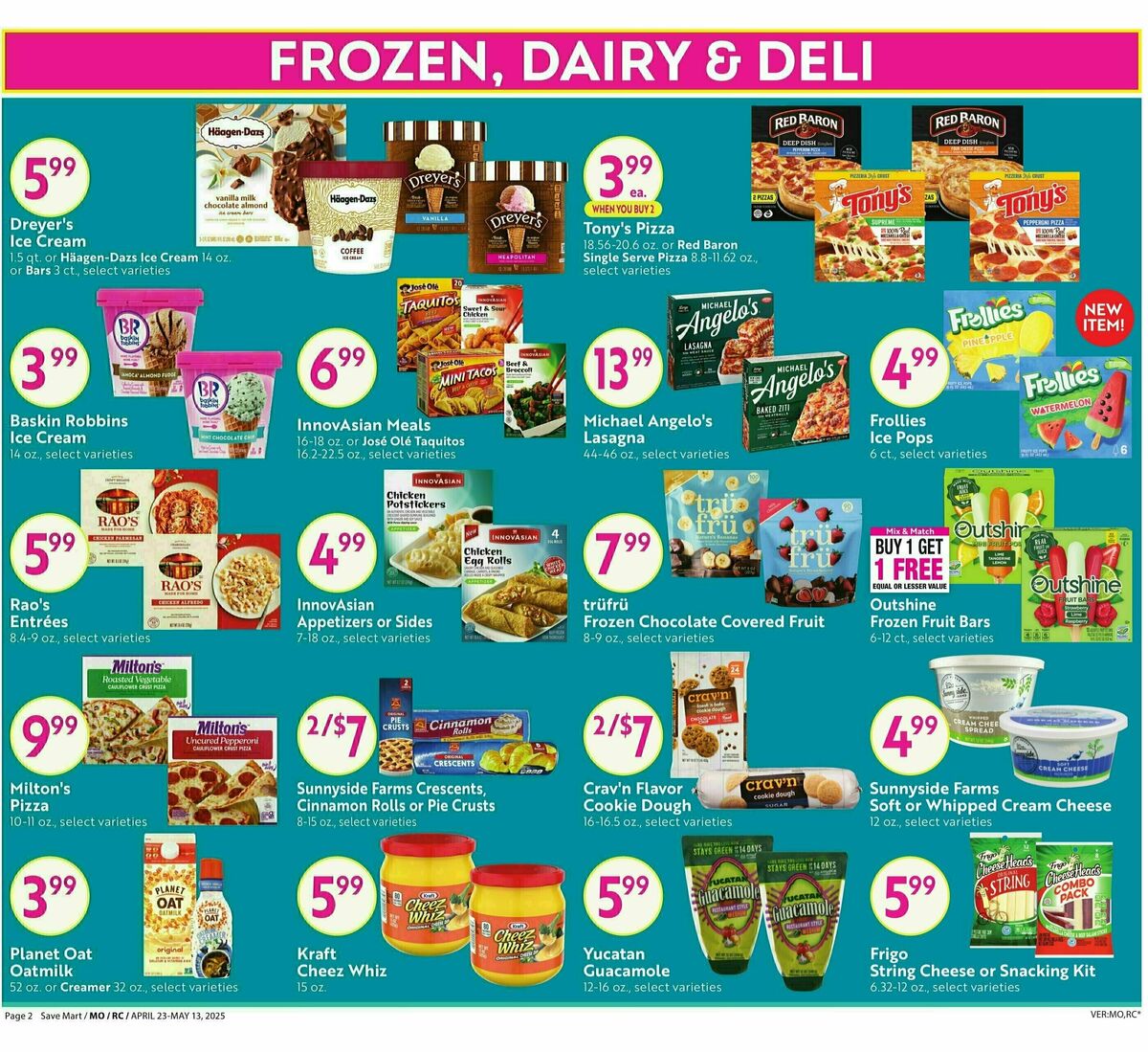 Save Mart Big Monthly Deals Weekly Ad from April 23