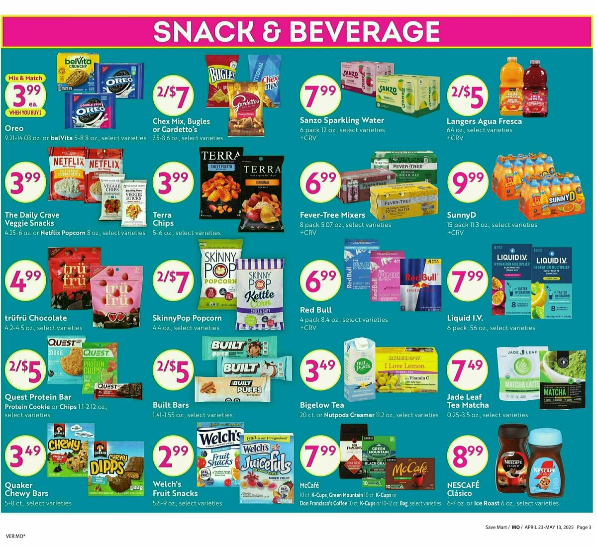 Save Mart Big Monthly Deals Weekly Ad from April 23