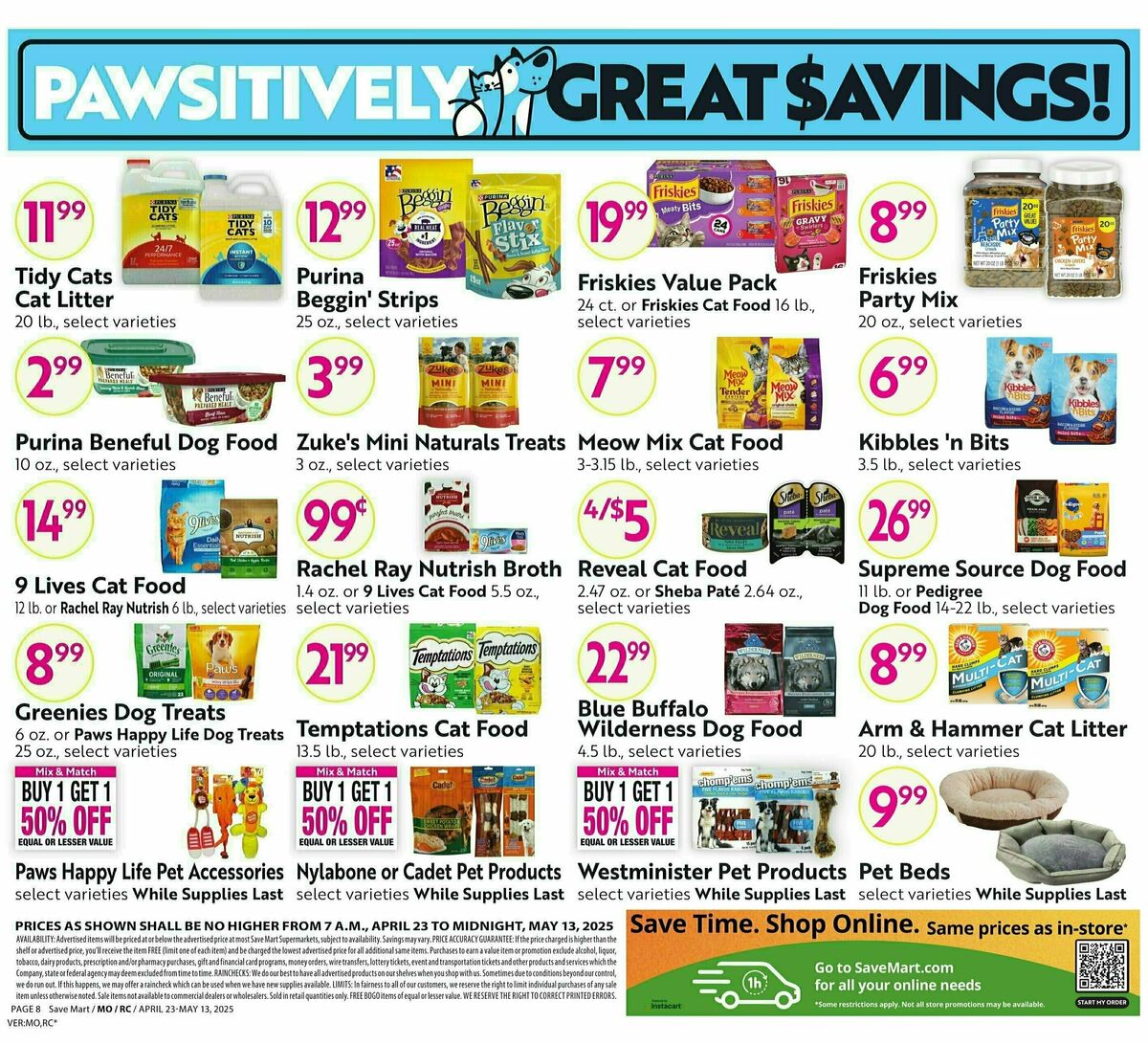 Save Mart Big Monthly Deals Weekly Ad from April 23