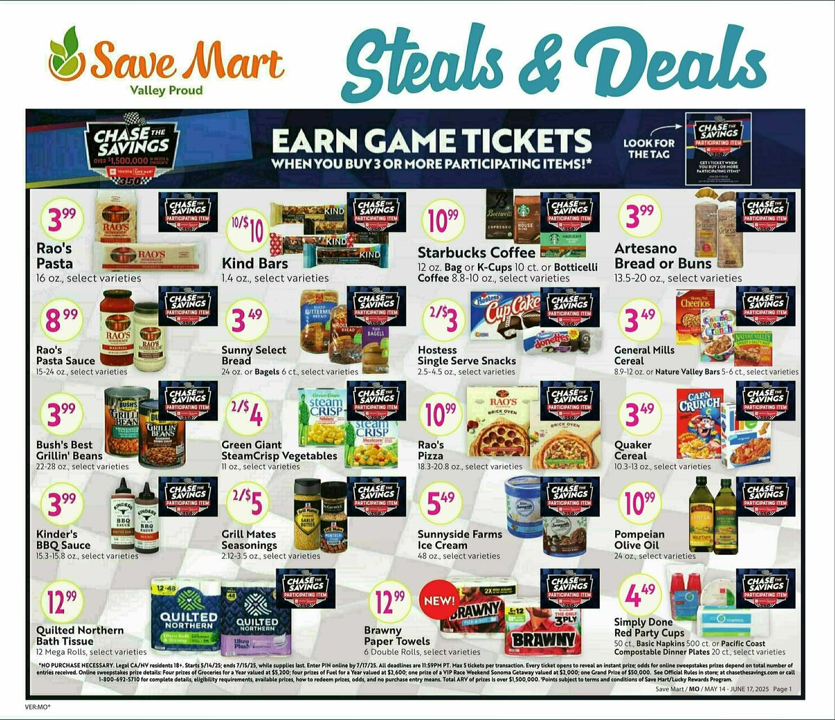 Save Mart Steals & Deals Weekly Ad from May 14