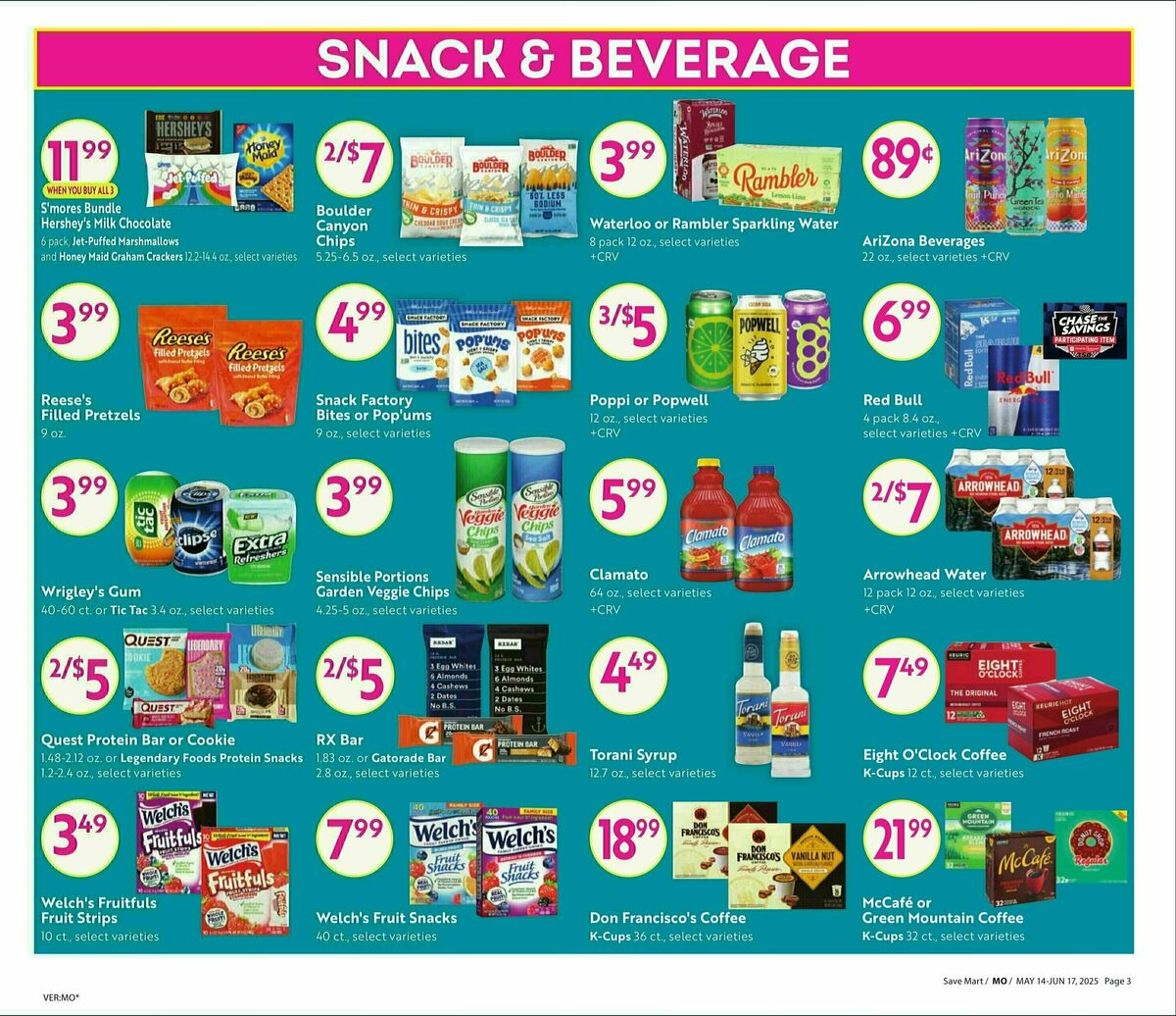 Save Mart Steals & Deals Weekly Ad from May 14