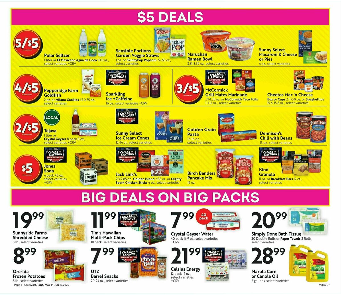 Save Mart Steals & Deals Weekly Ad from May 14