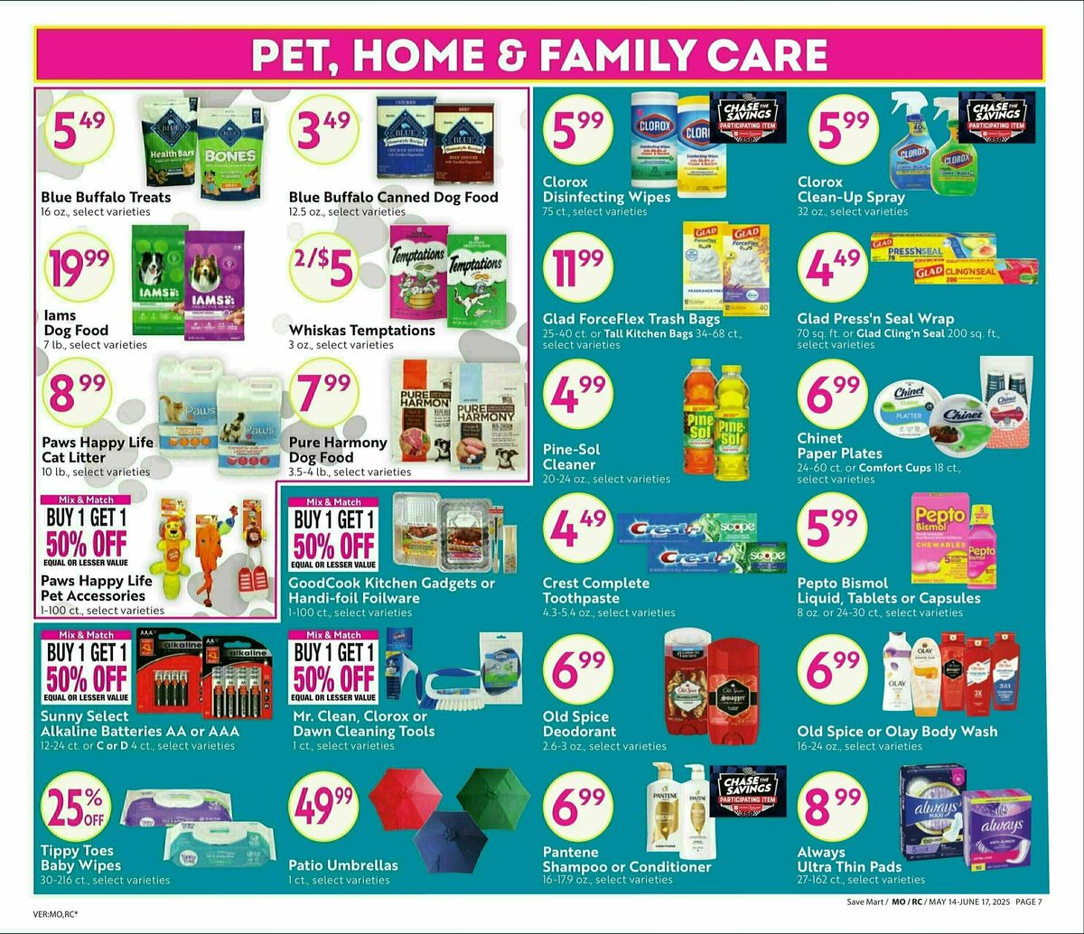 Save Mart Steals & Deals Weekly Ad from May 14