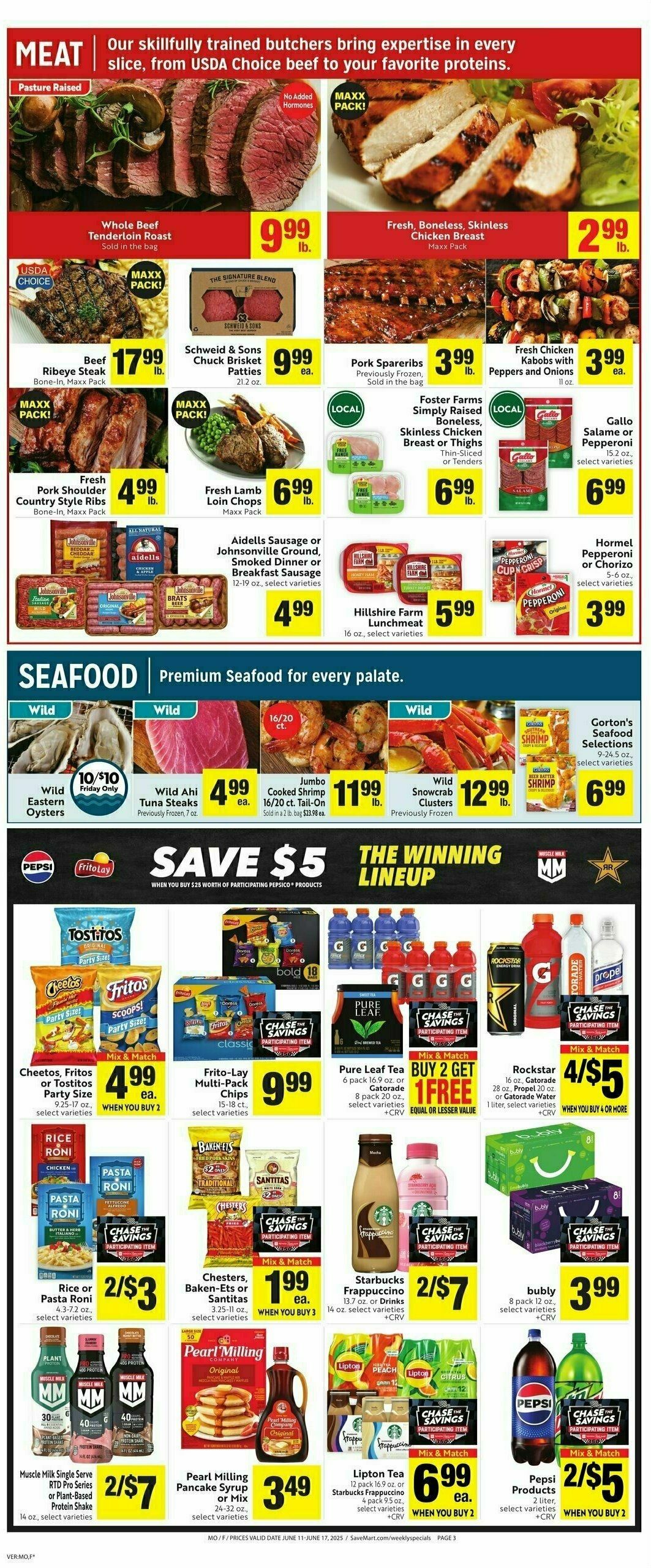 Save Mart Weekly Ad from June 11