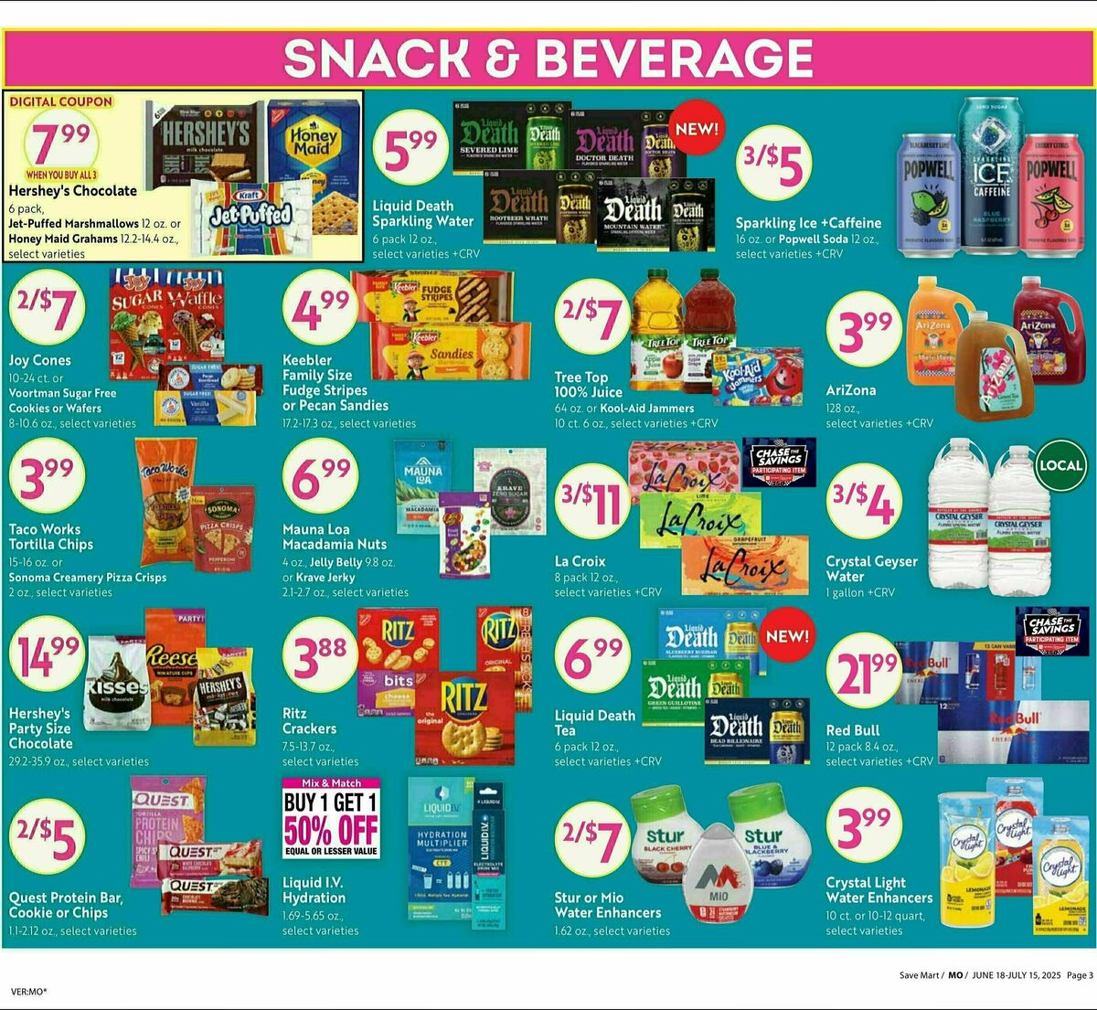 Save Mart Steals & Deals Weekly Ad from June 18