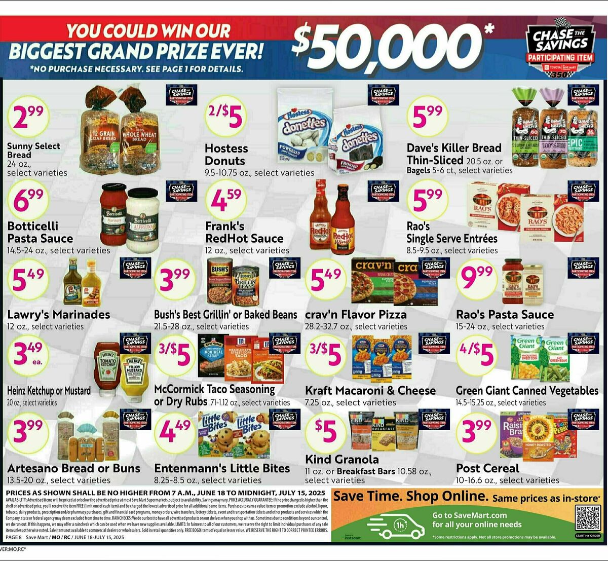 Save Mart Steals & Deals Weekly Ad from June 18