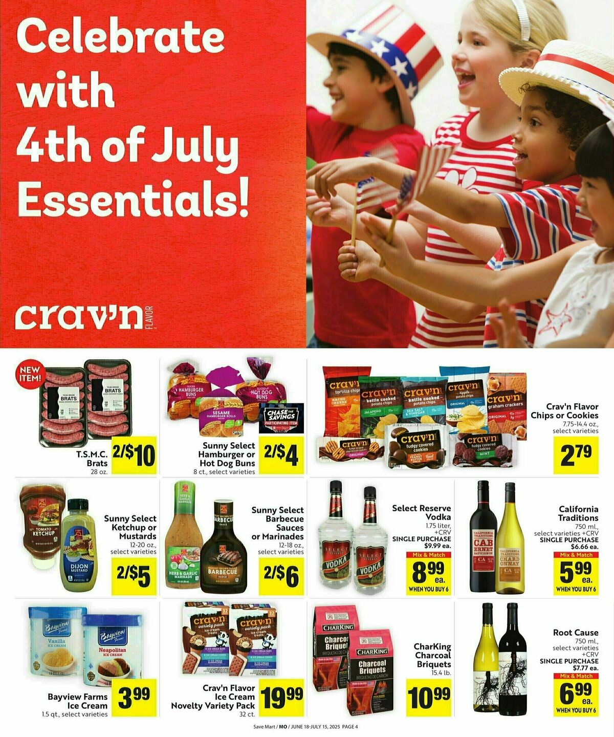 Save Mart Steals & Deals Weekly Ad from June 18