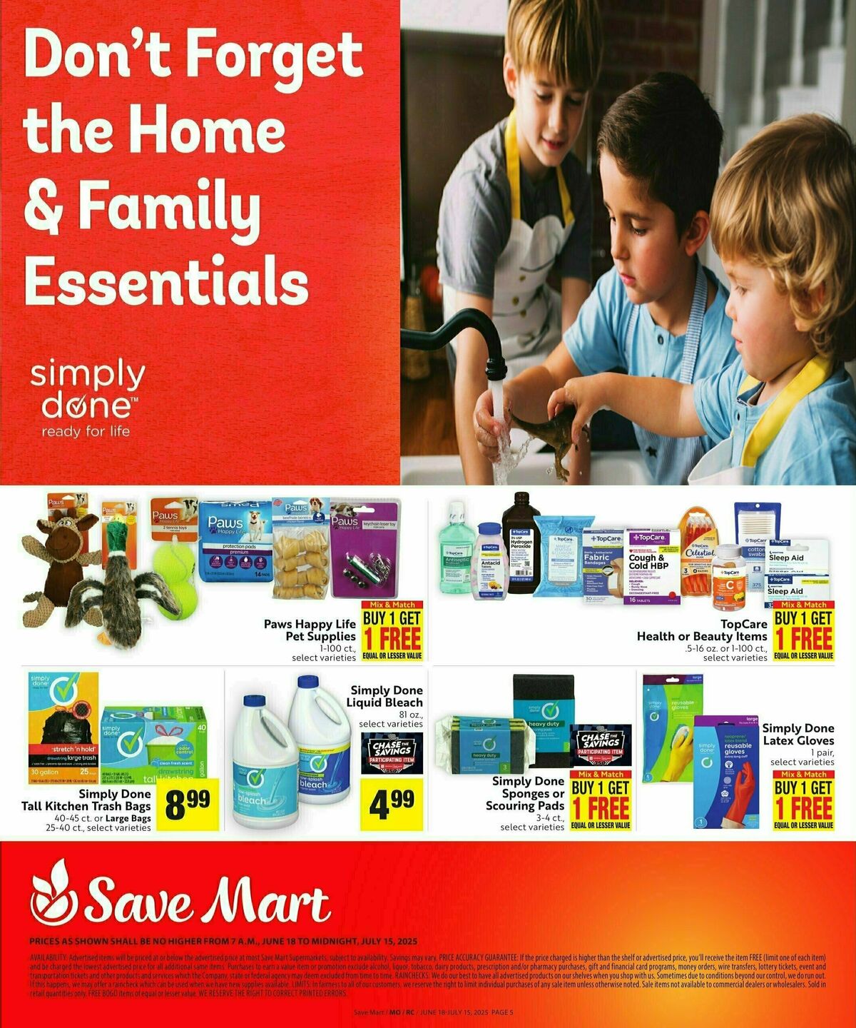 Save Mart Steals & Deals Weekly Ad from June 18