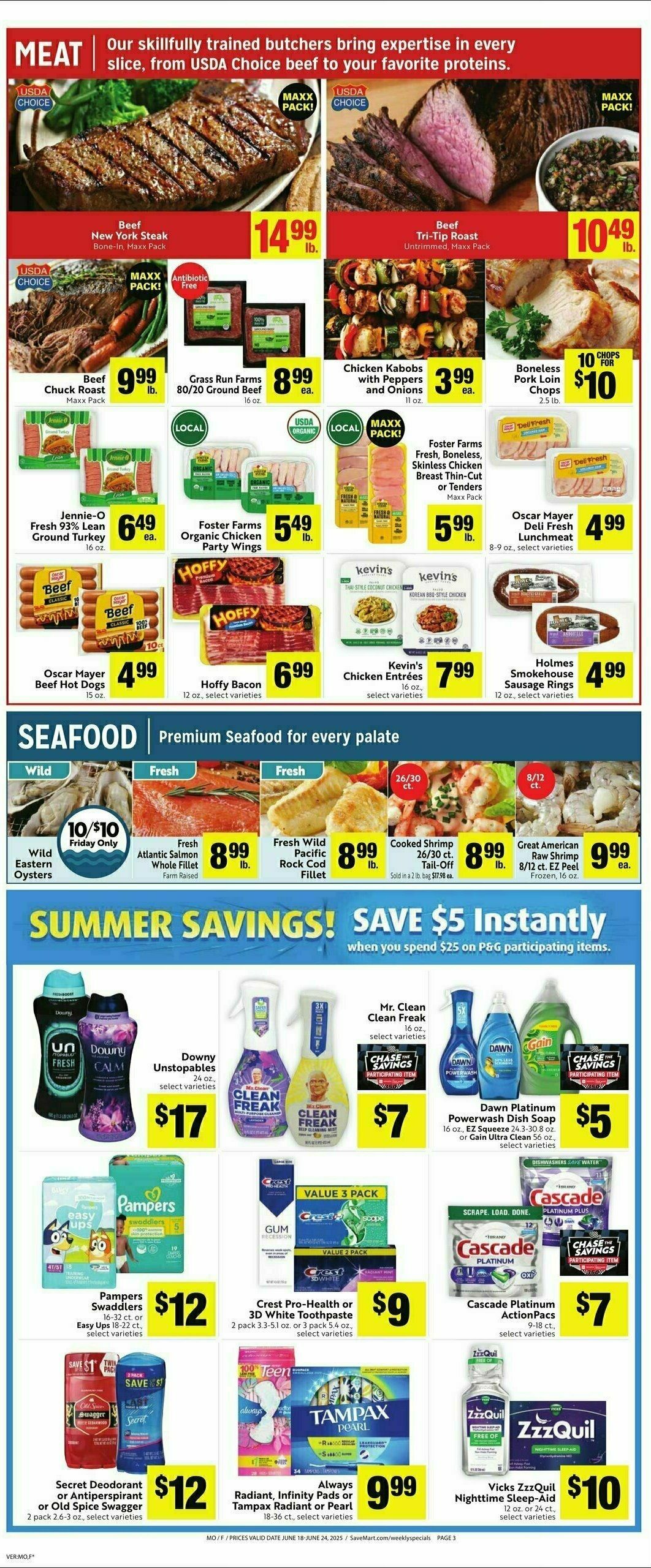 Save Mart Weekly Ad from June 18