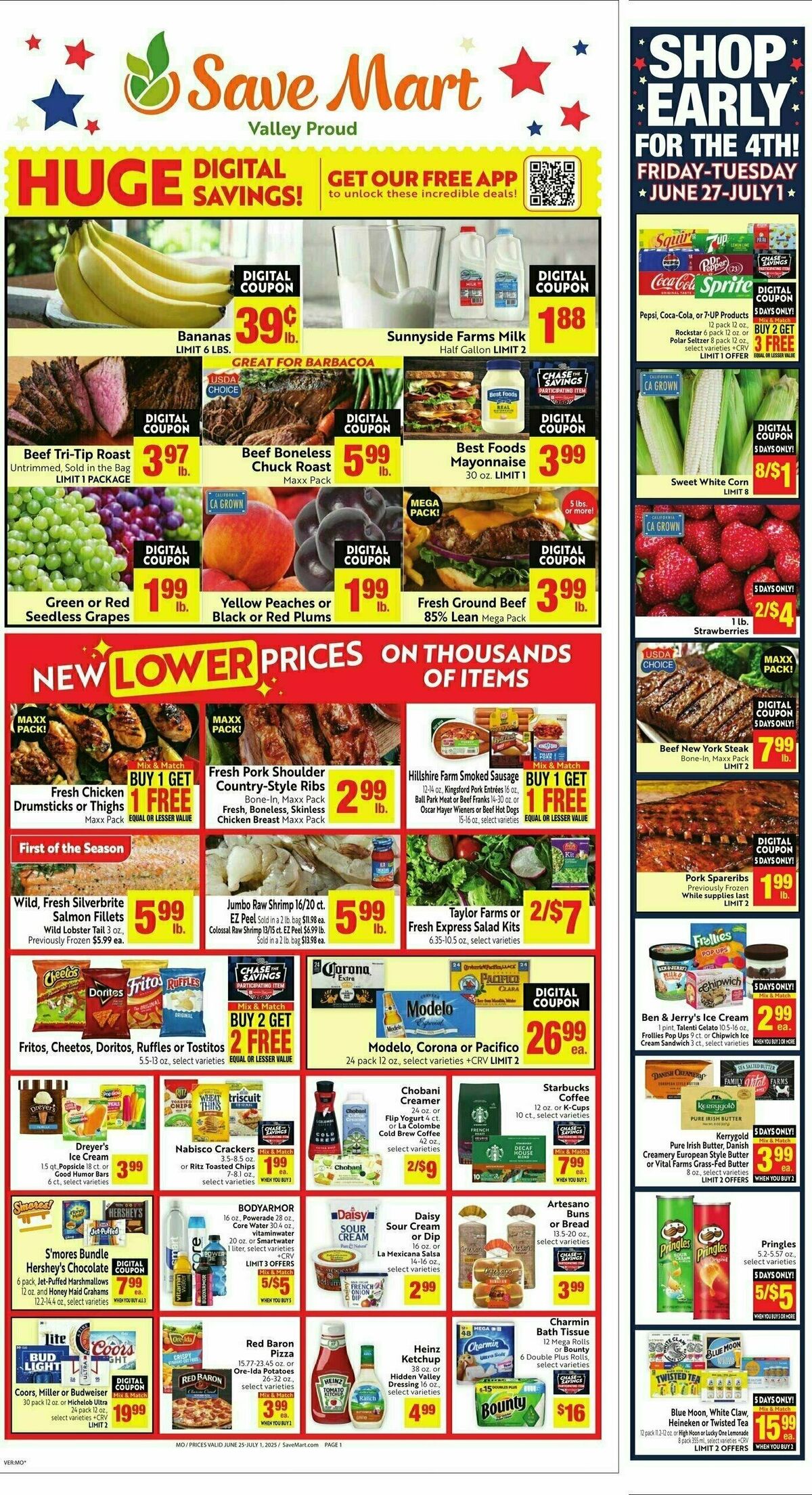 Save Mart Weekly Ad from June 25