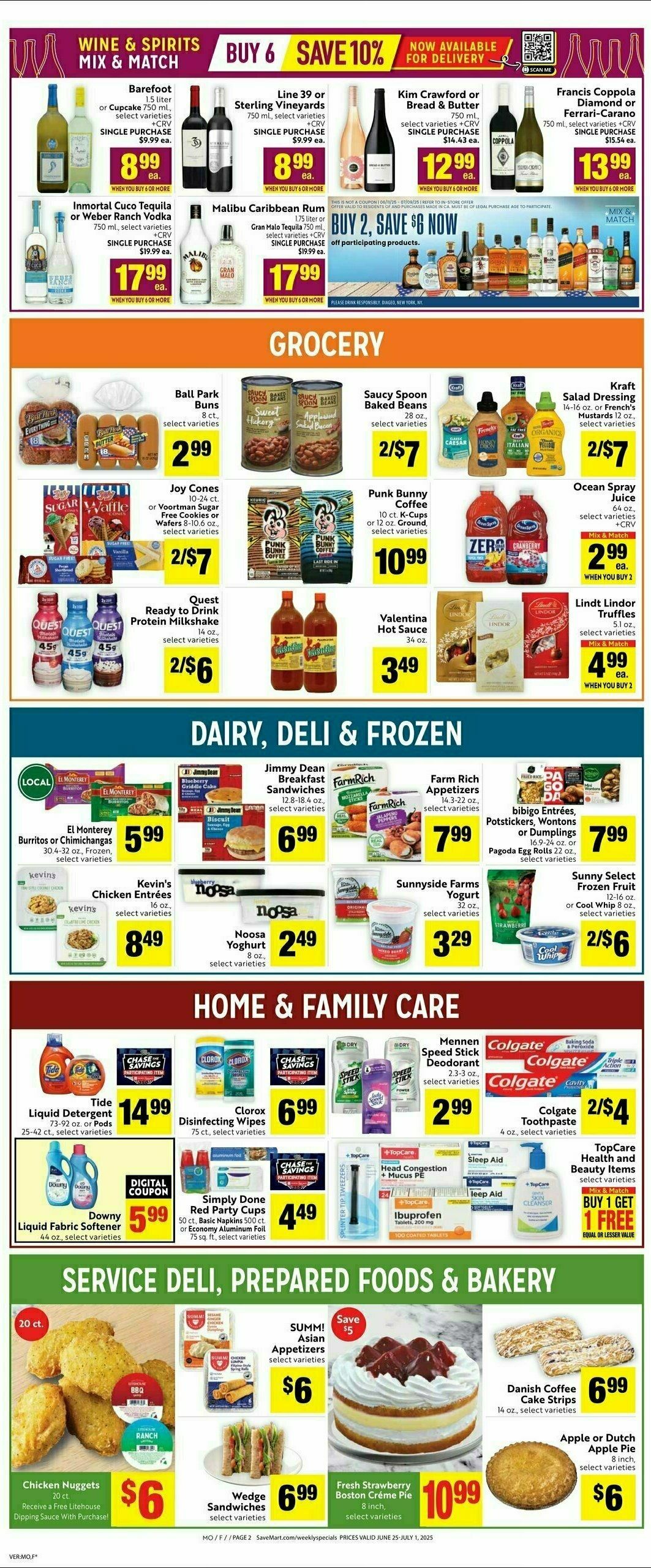 Save Mart Weekly Ad from June 25