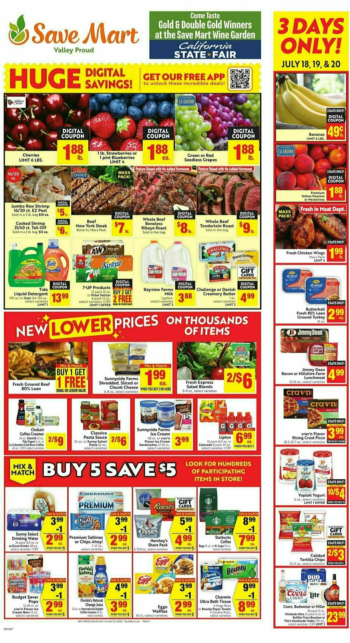 Save Mart Weekly Ad from July 16