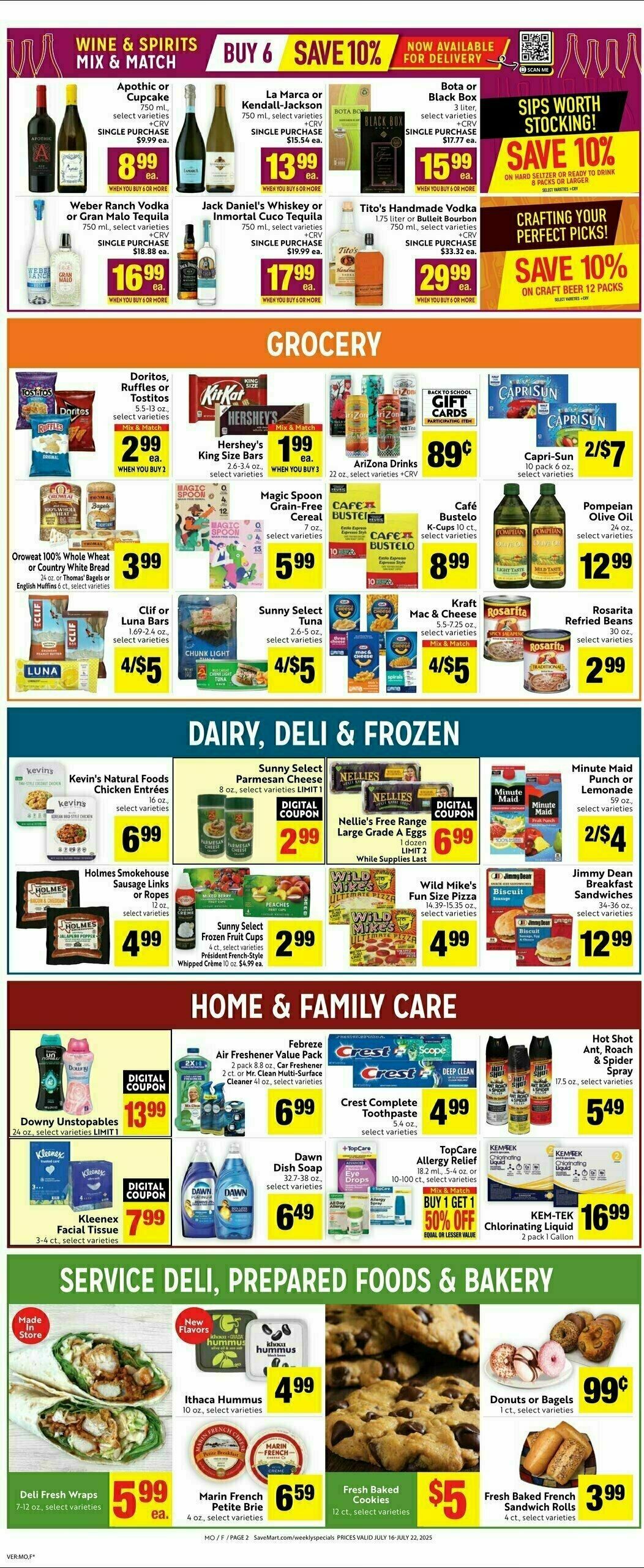 Save Mart Weekly Ad from July 16
