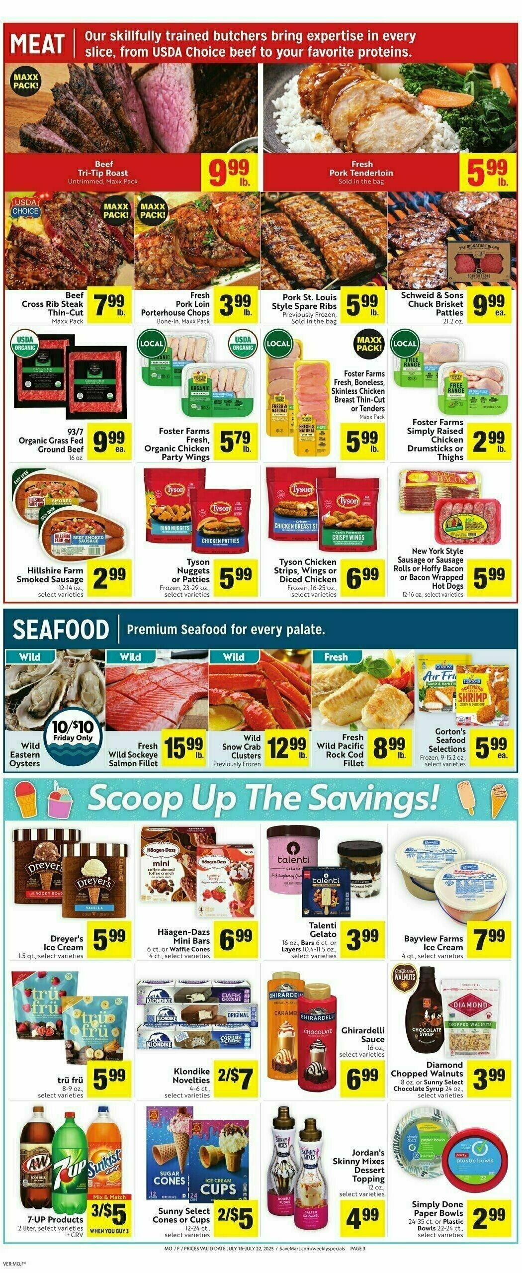 Save Mart Weekly Ad from July 16