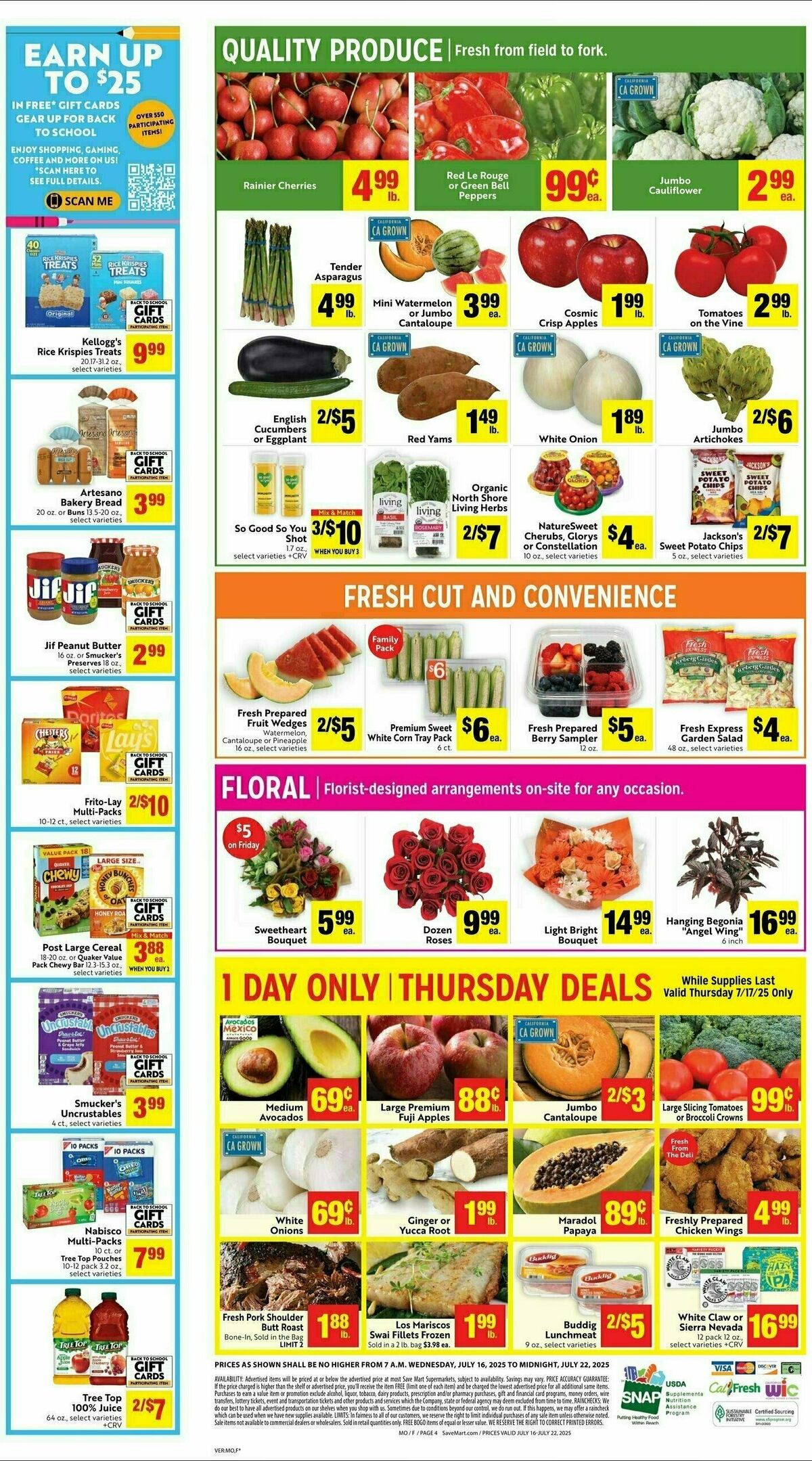 Save Mart Weekly Ad from July 16