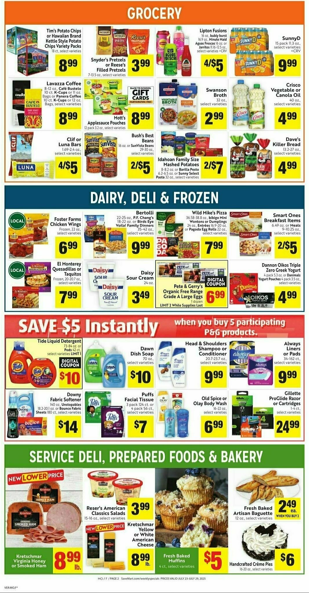 Save Mart Weekly Ad from July 23