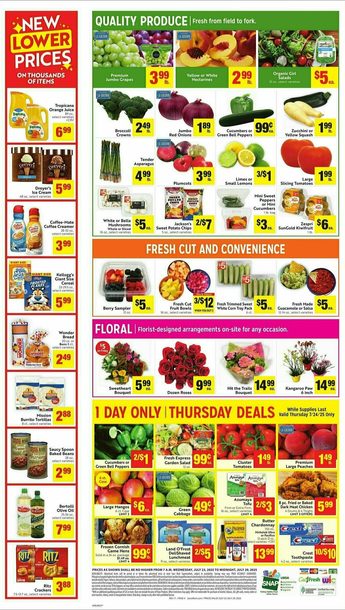 Save Mart Weekly Ad from July 23