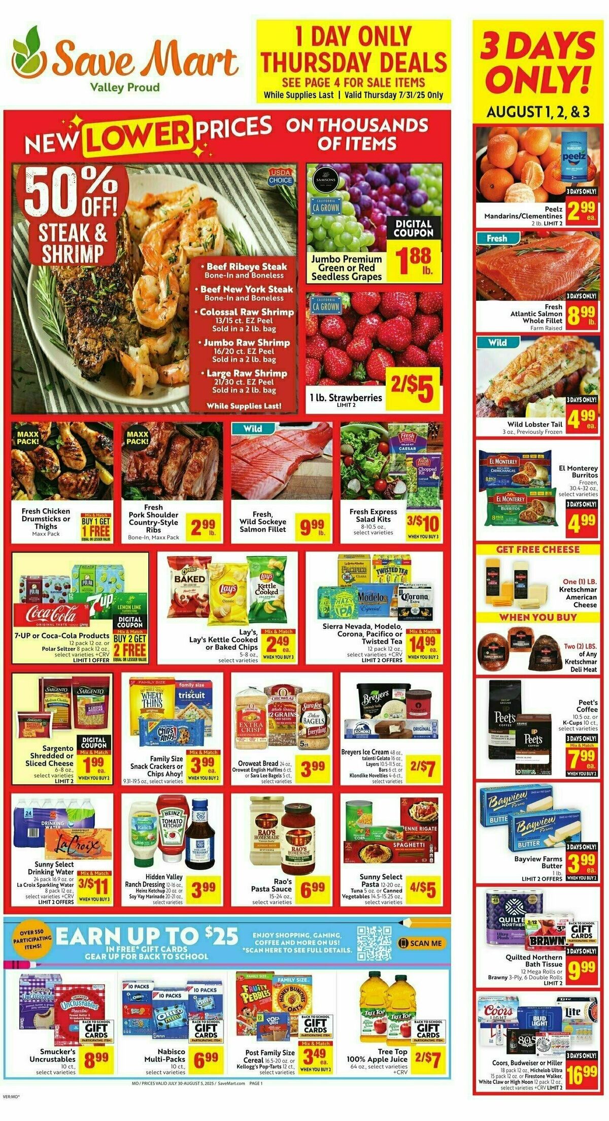 Save Mart Weekly Ad from July 30