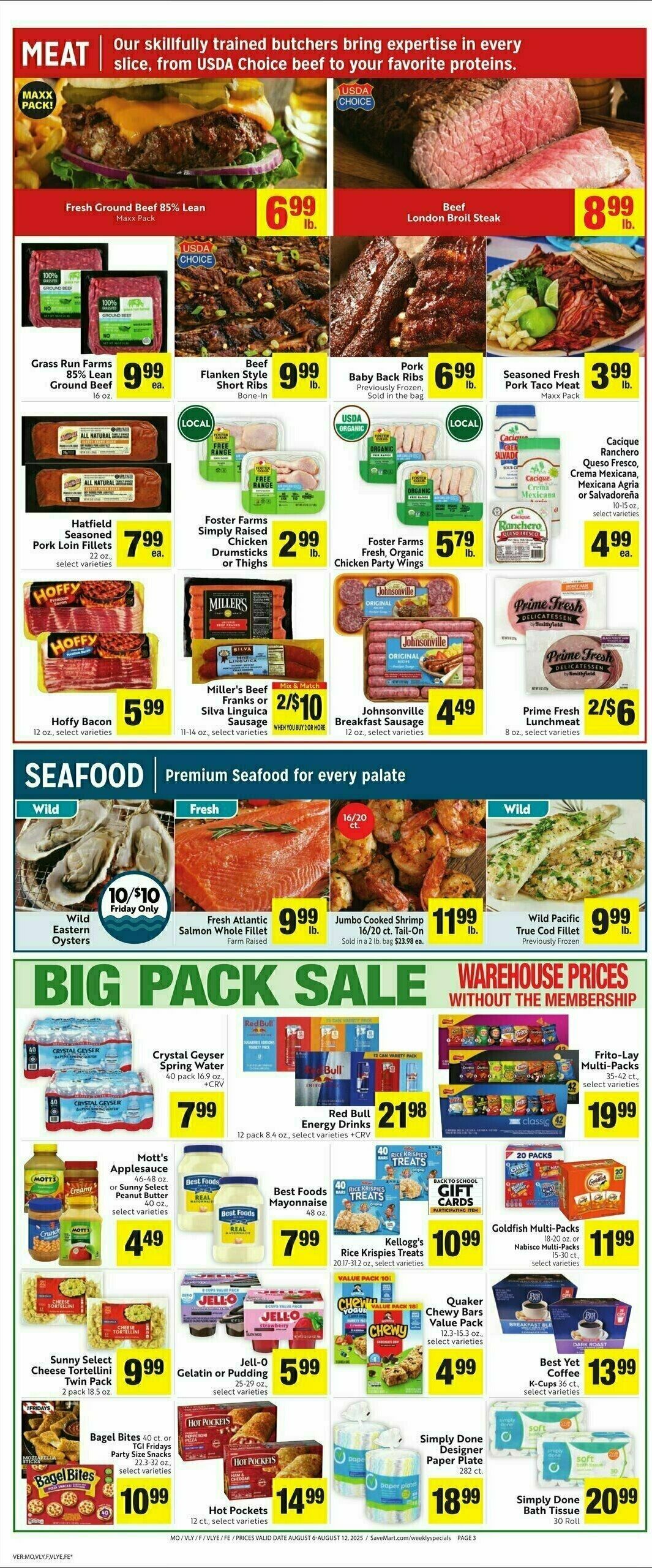 Save Mart Weekly Ad from August 6