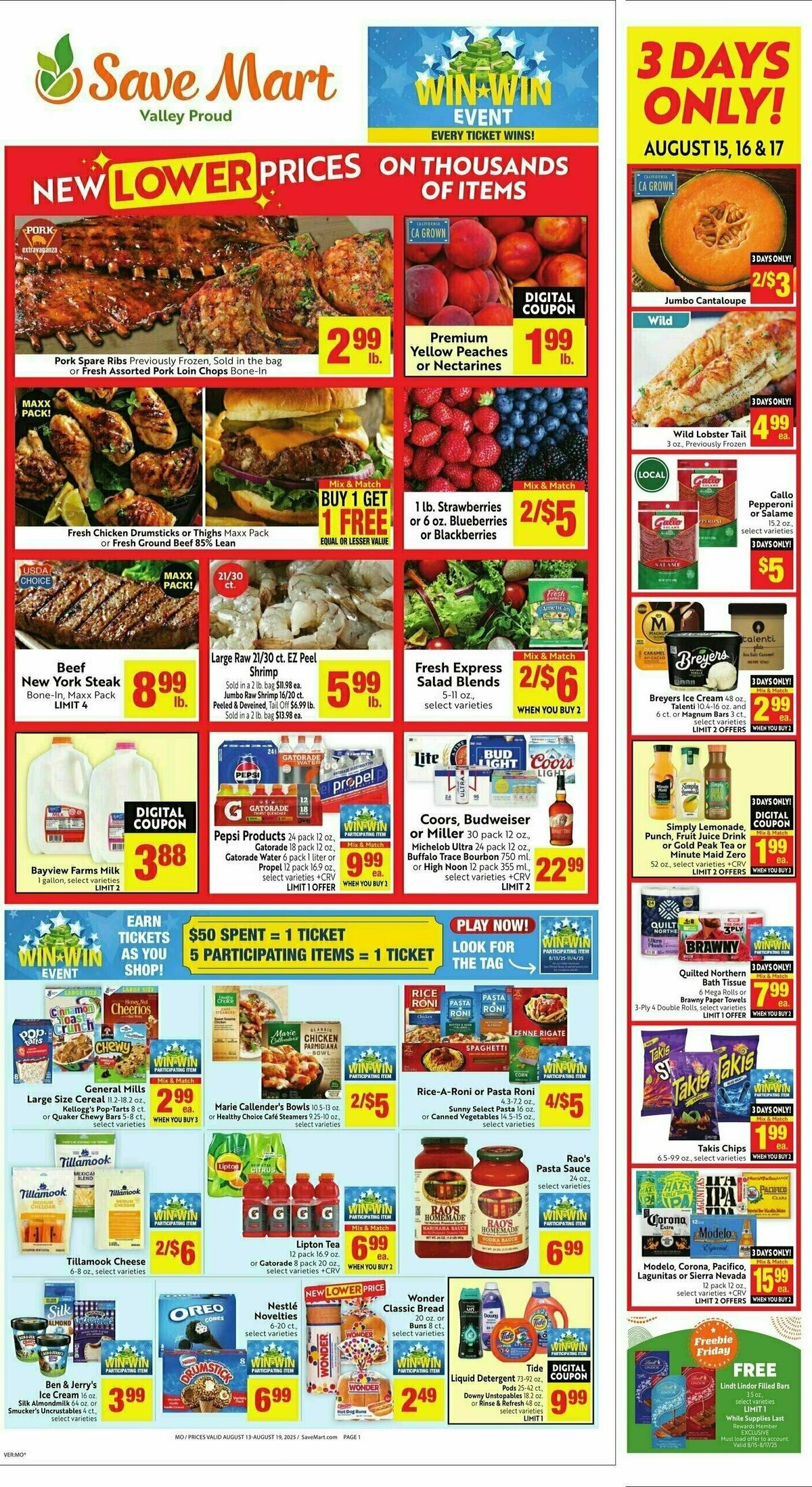 Save Mart Weekly Ad from August 13