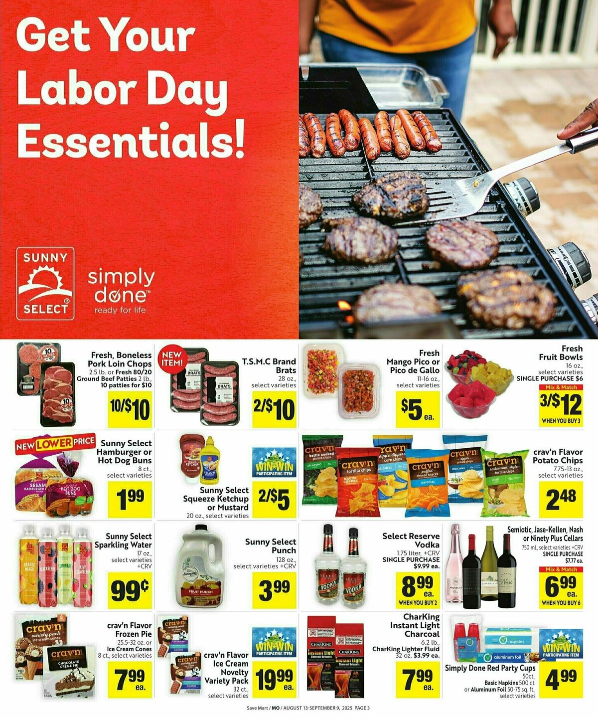 Save Mart Save Even More Weekly Ad from August 13