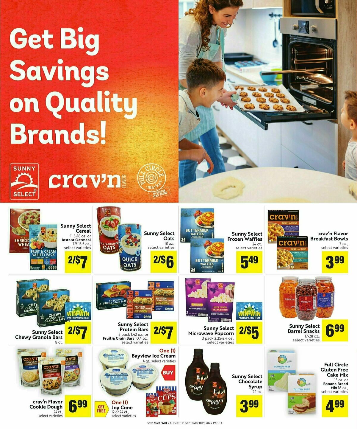 Save Mart Save Even More Weekly Ad from August 13