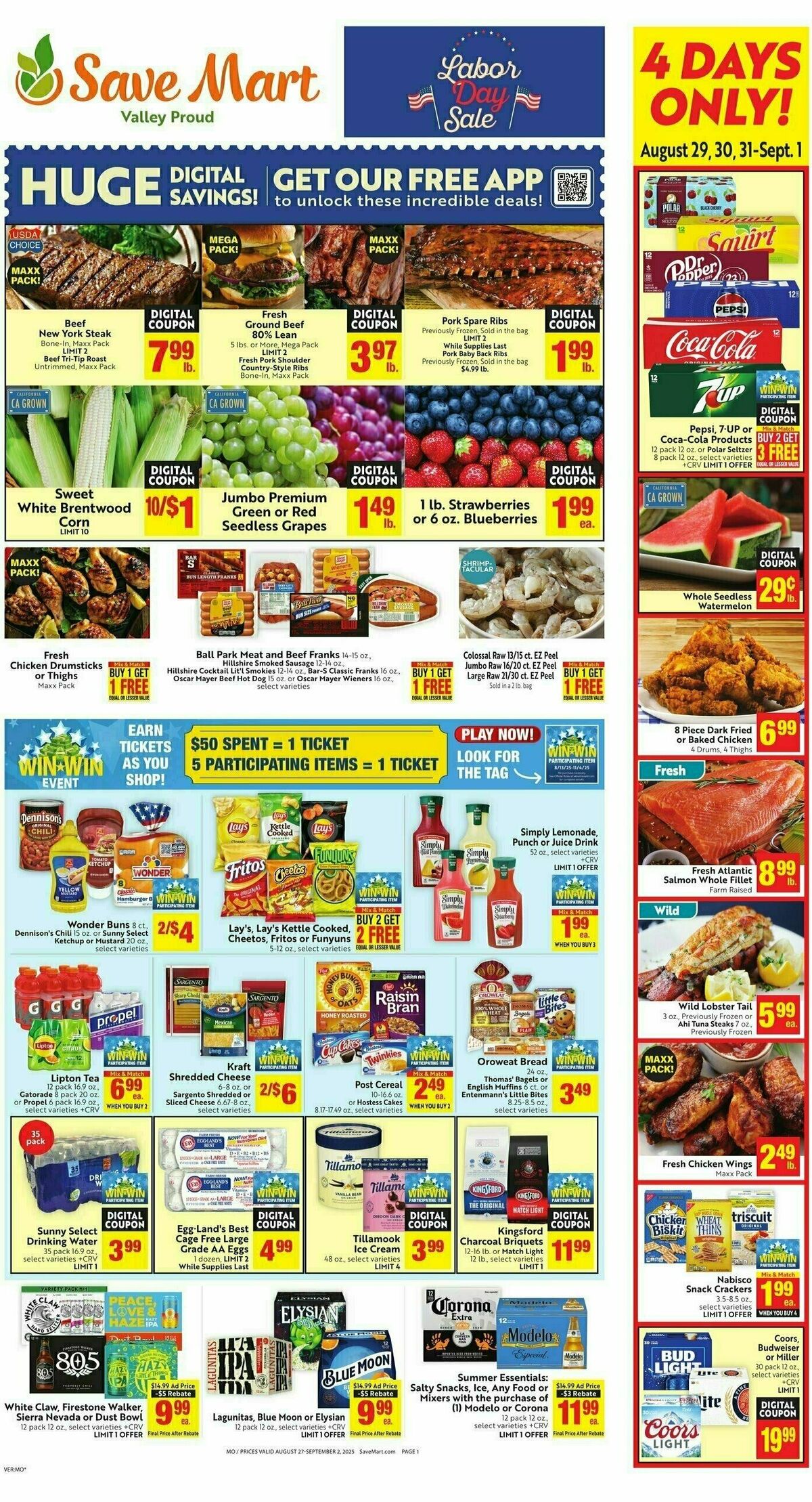 Save Mart Weekly Ad from August 27