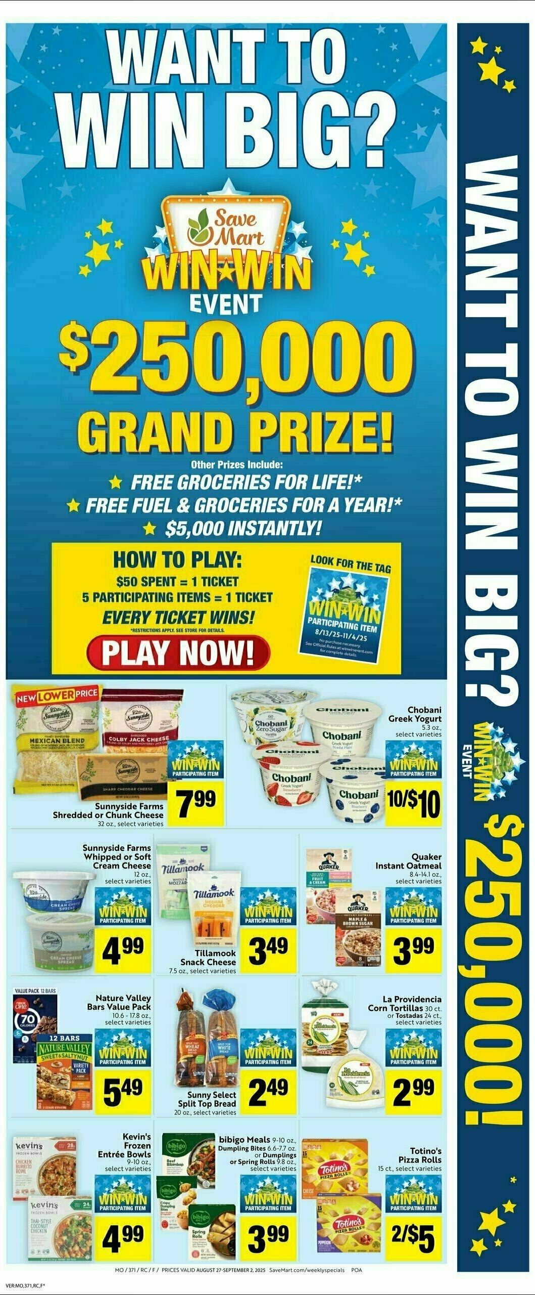 Save Mart Weekly Ad from August 27