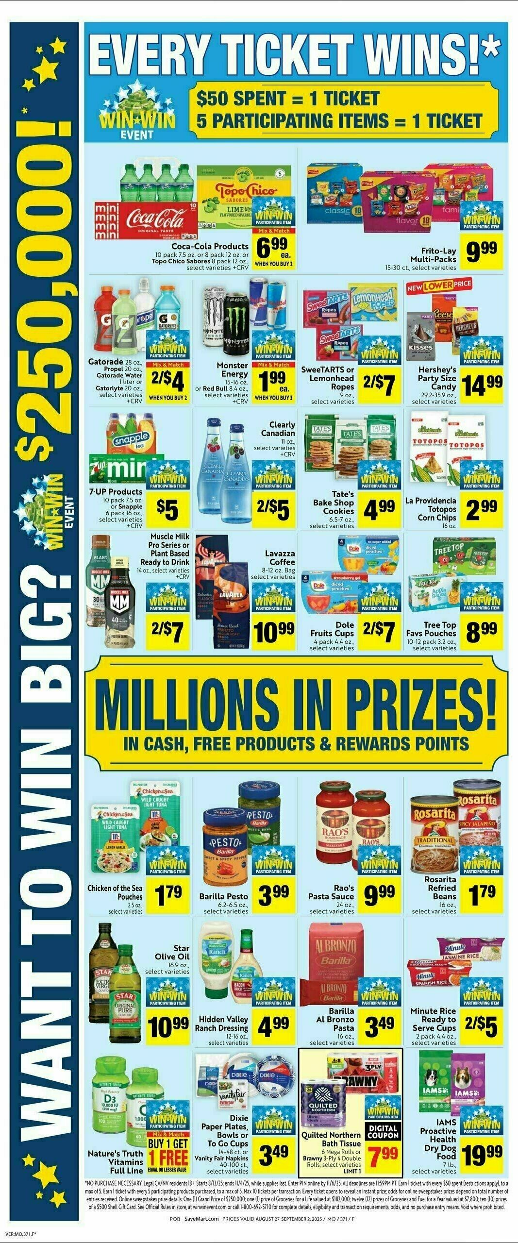 Save Mart Weekly Ad from August 27