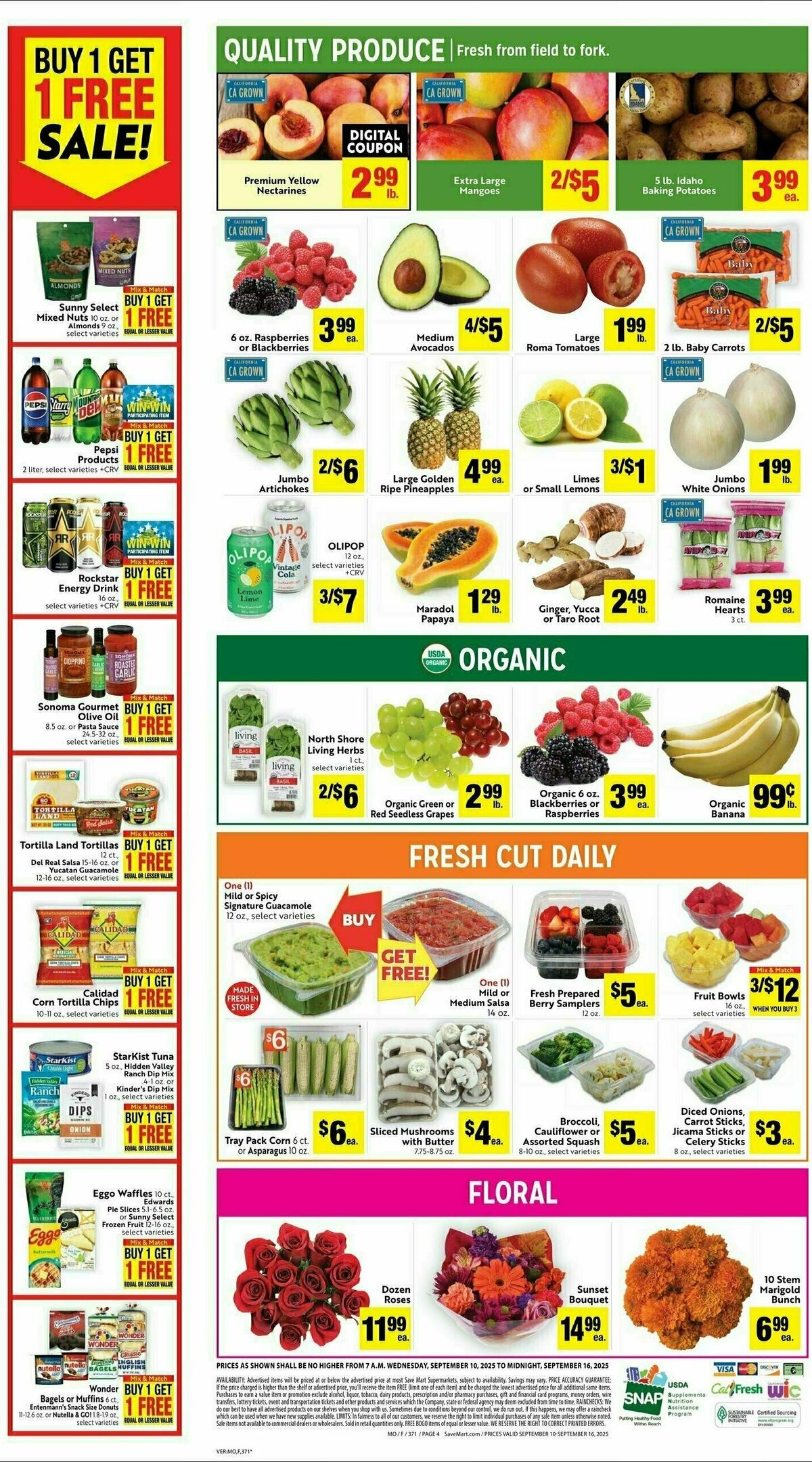 Save Mart Weekly Ad from September 10