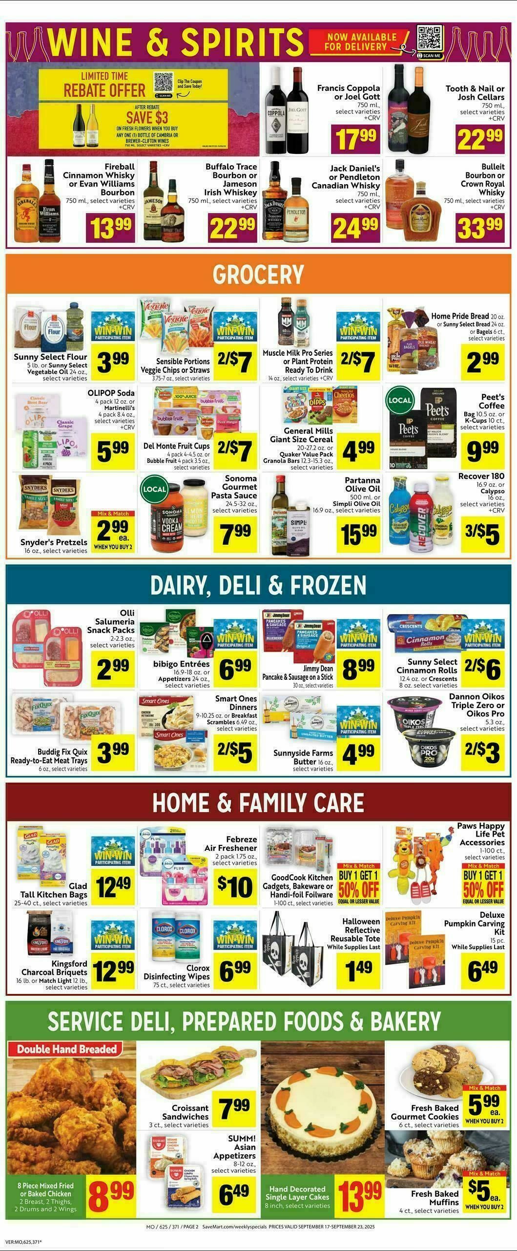 Save Mart Weekly Ad from September 17