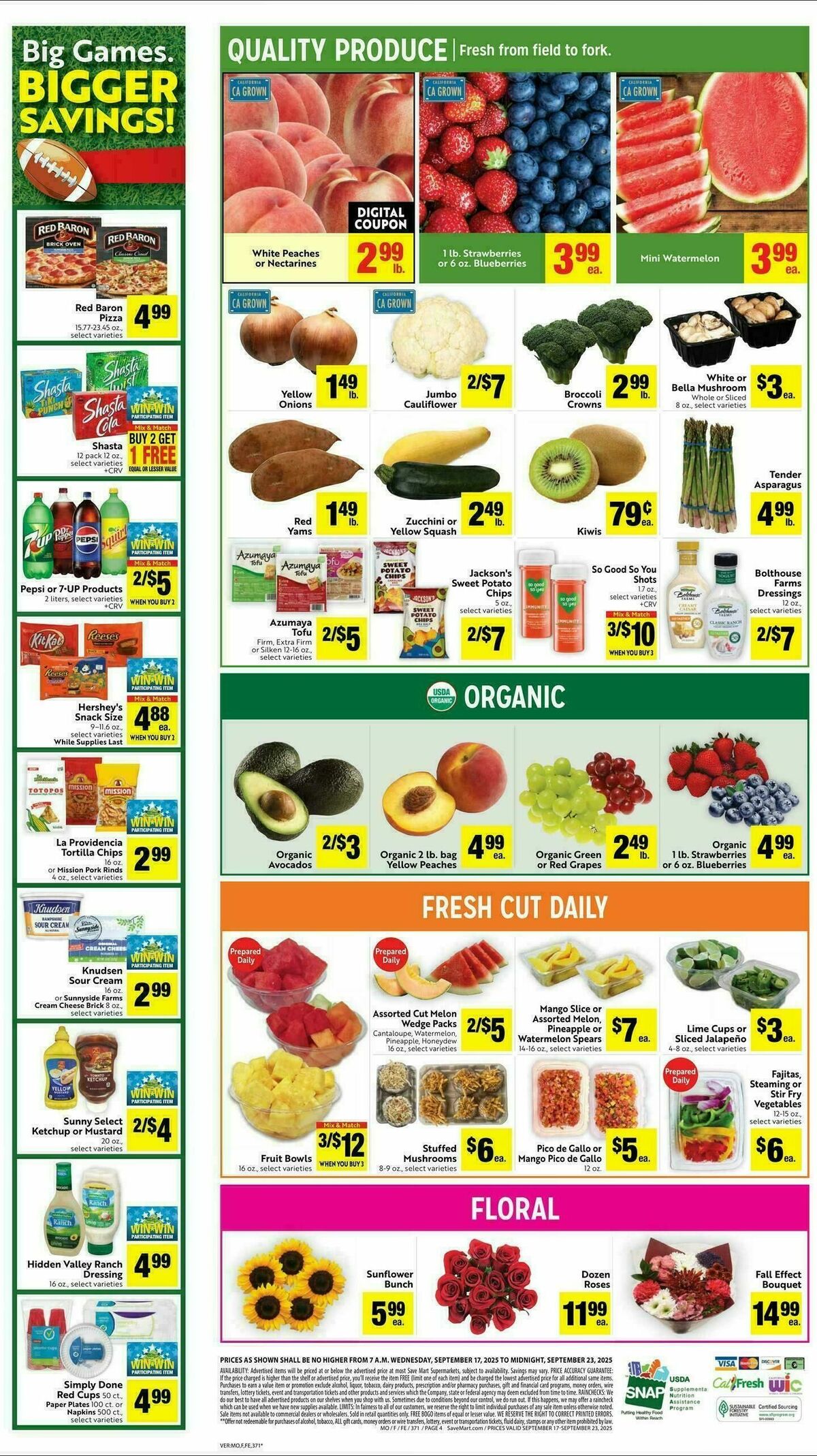 Save Mart Weekly Ad from September 17