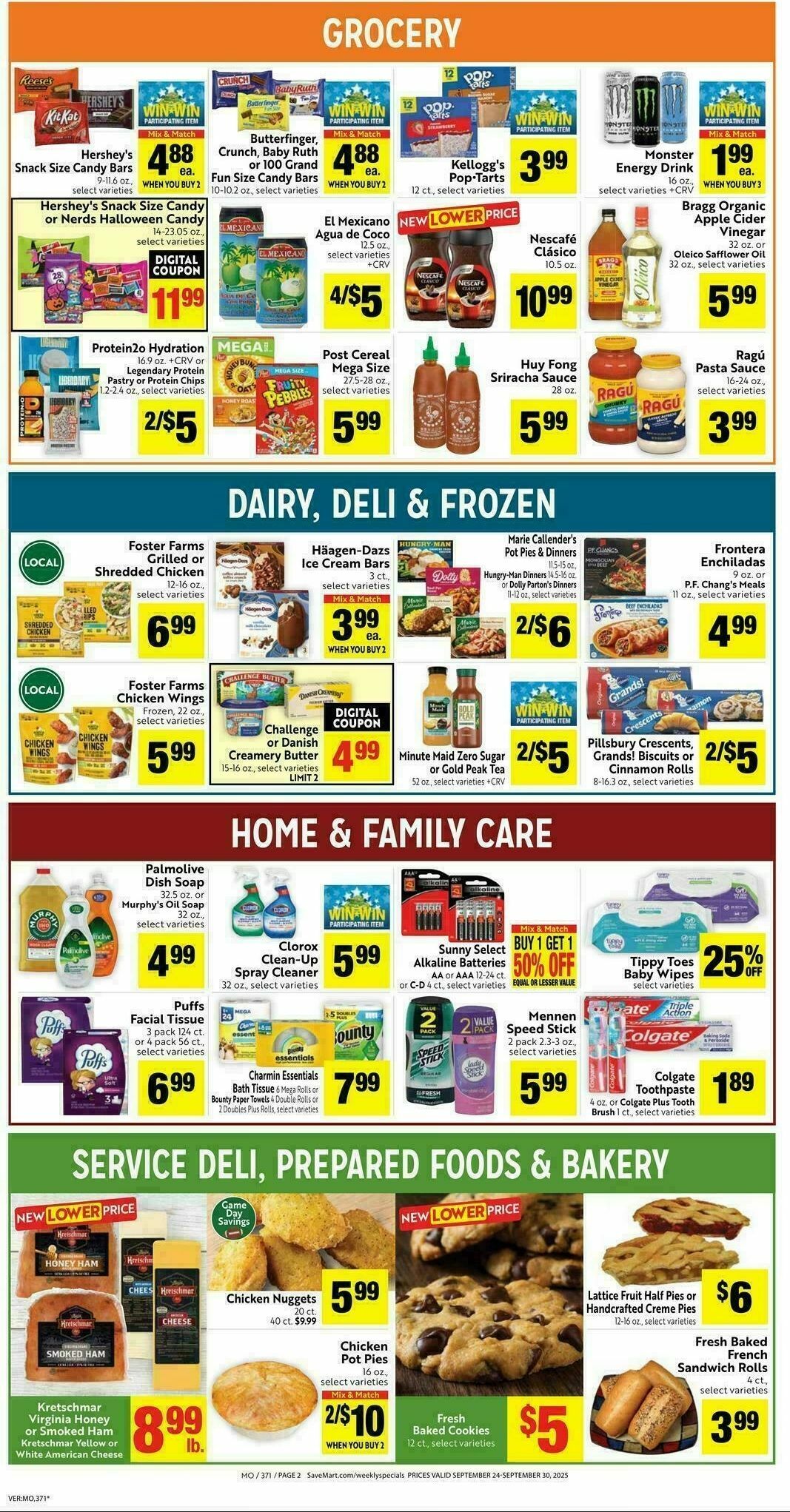 Save Mart Weekly Ad from September 24