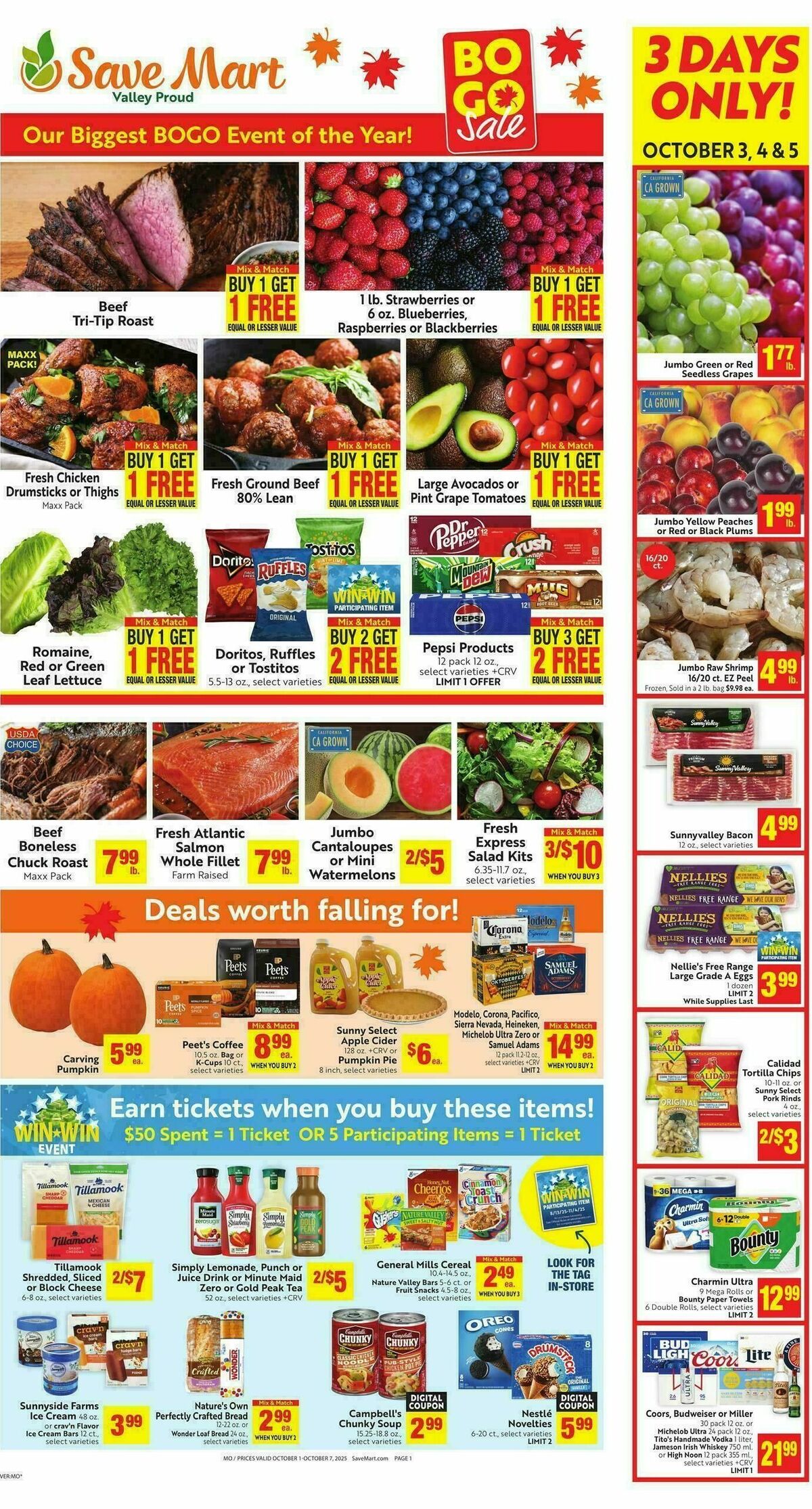 Save Mart Weekly Ad from October 1