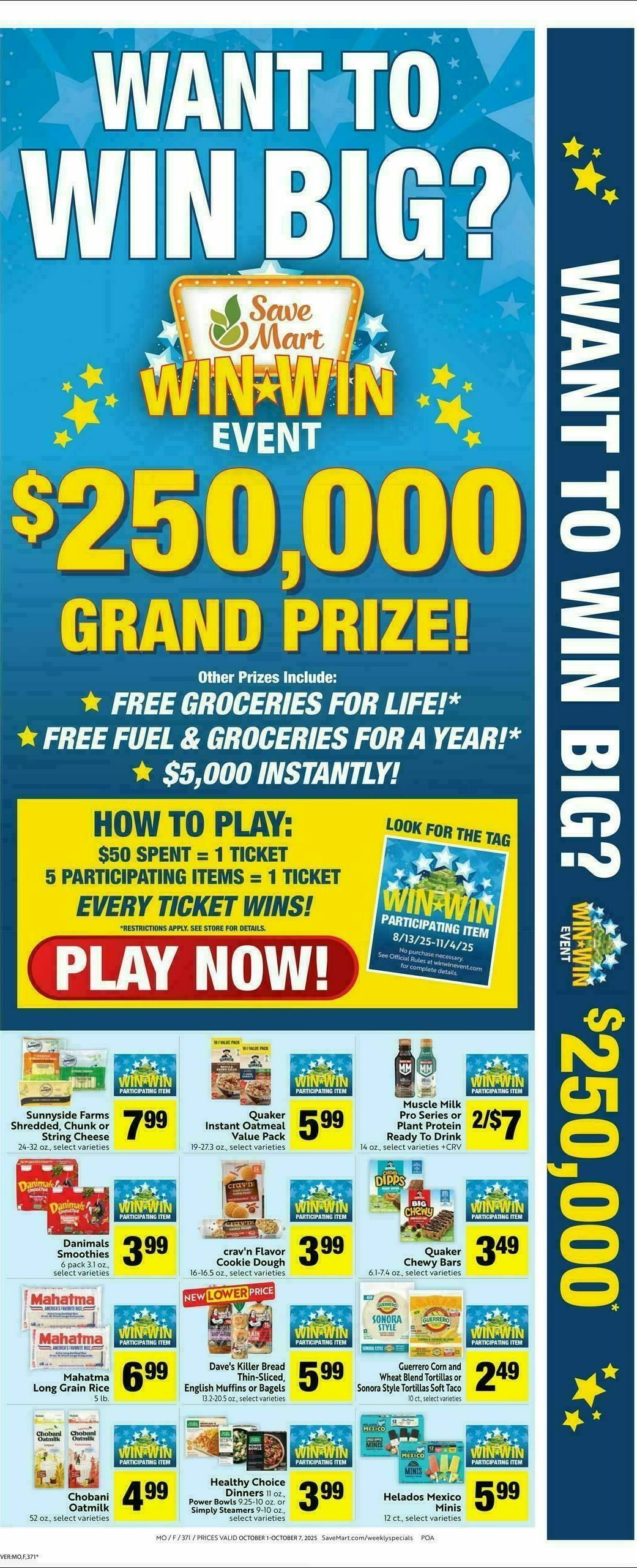 Save Mart Weekly Ad from October 1