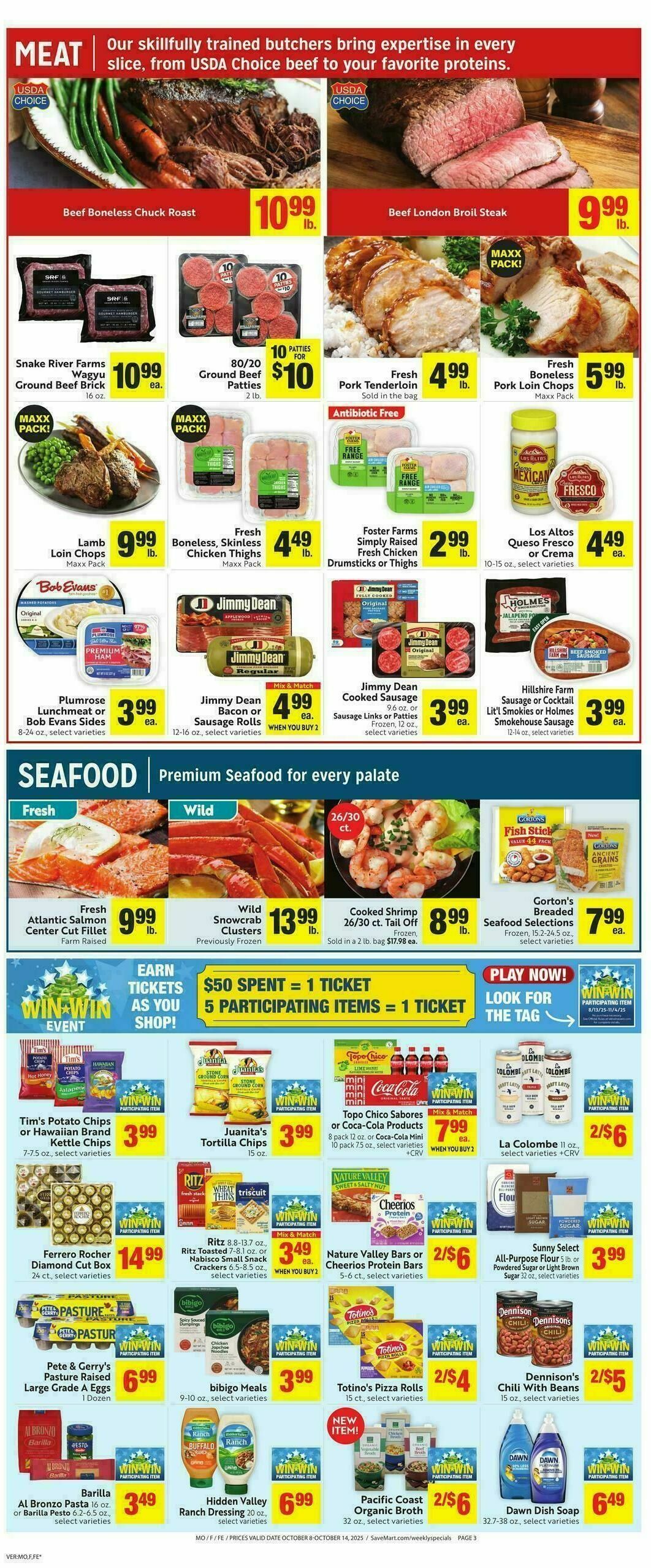 Save Mart Weekly Ad from October 8