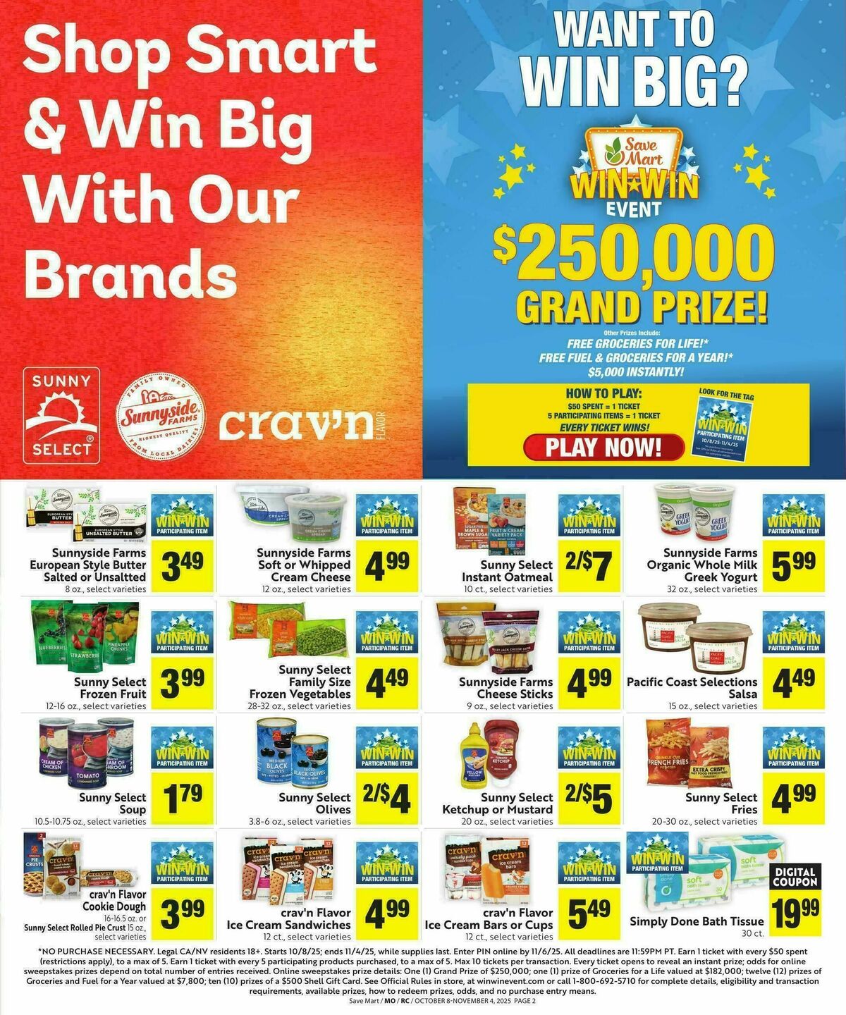Save Mart Save Even More Weekly Ad from October 8