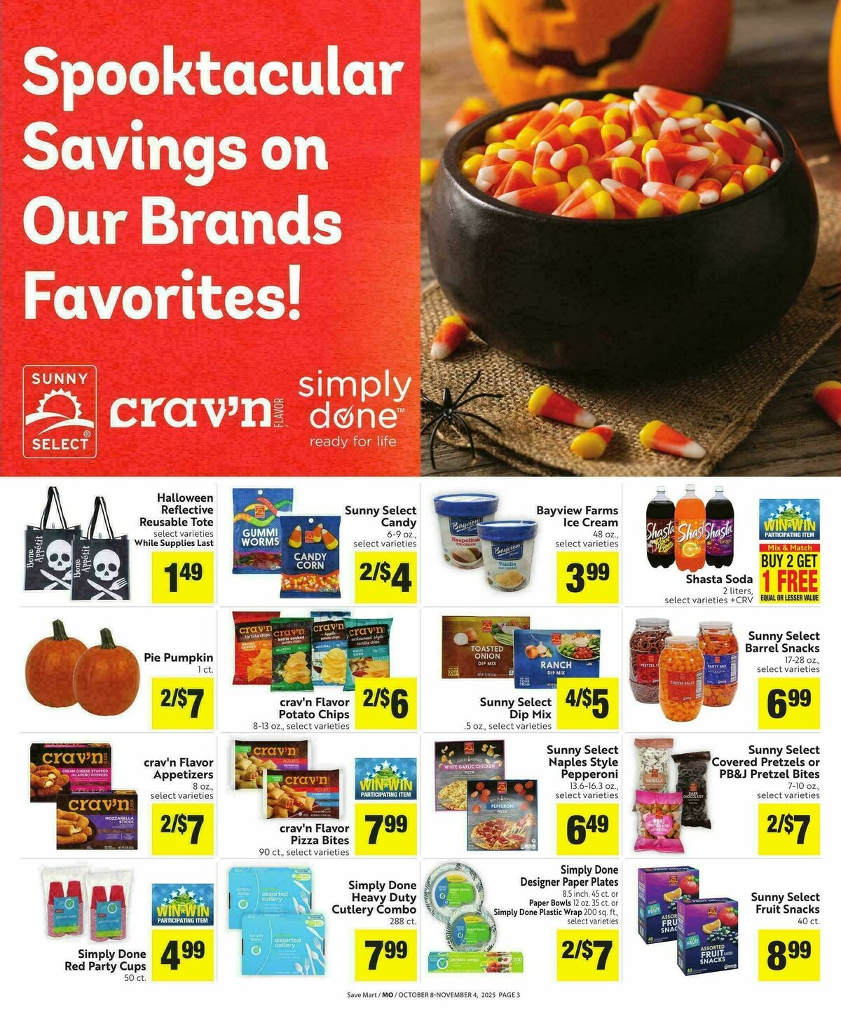 Save Mart Save Even More Weekly Ad from October 8