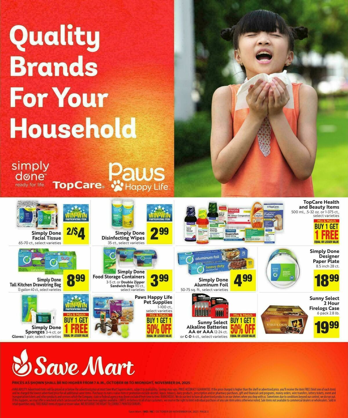 Save Mart Save Even More Weekly Ad from October 8