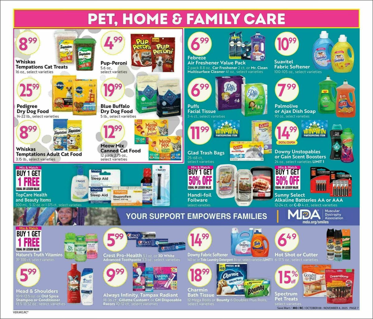 Save Mart Big Monthly Deals Weekly Ad from October 8