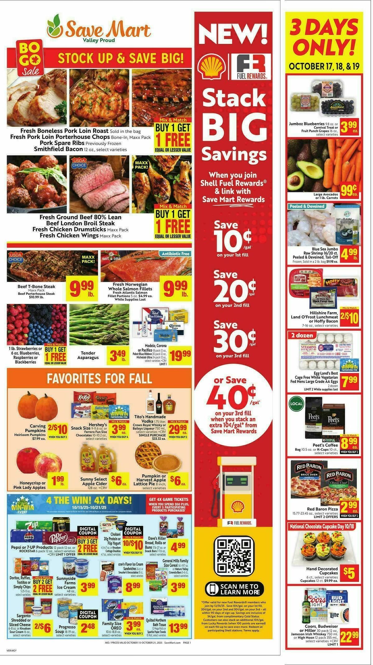 Save Mart Weekly Ad from October 15