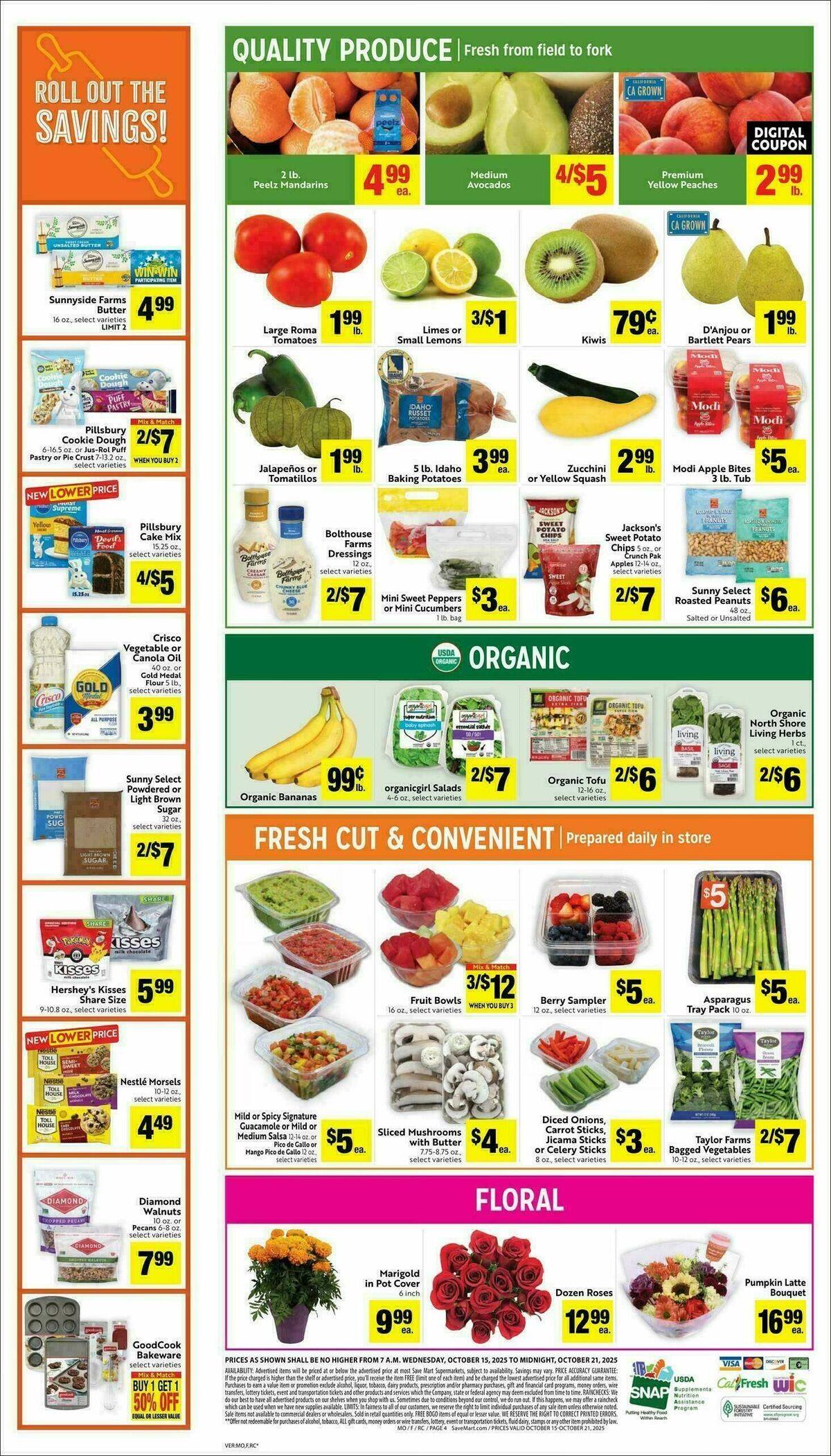Save Mart Weekly Ad from October 15
