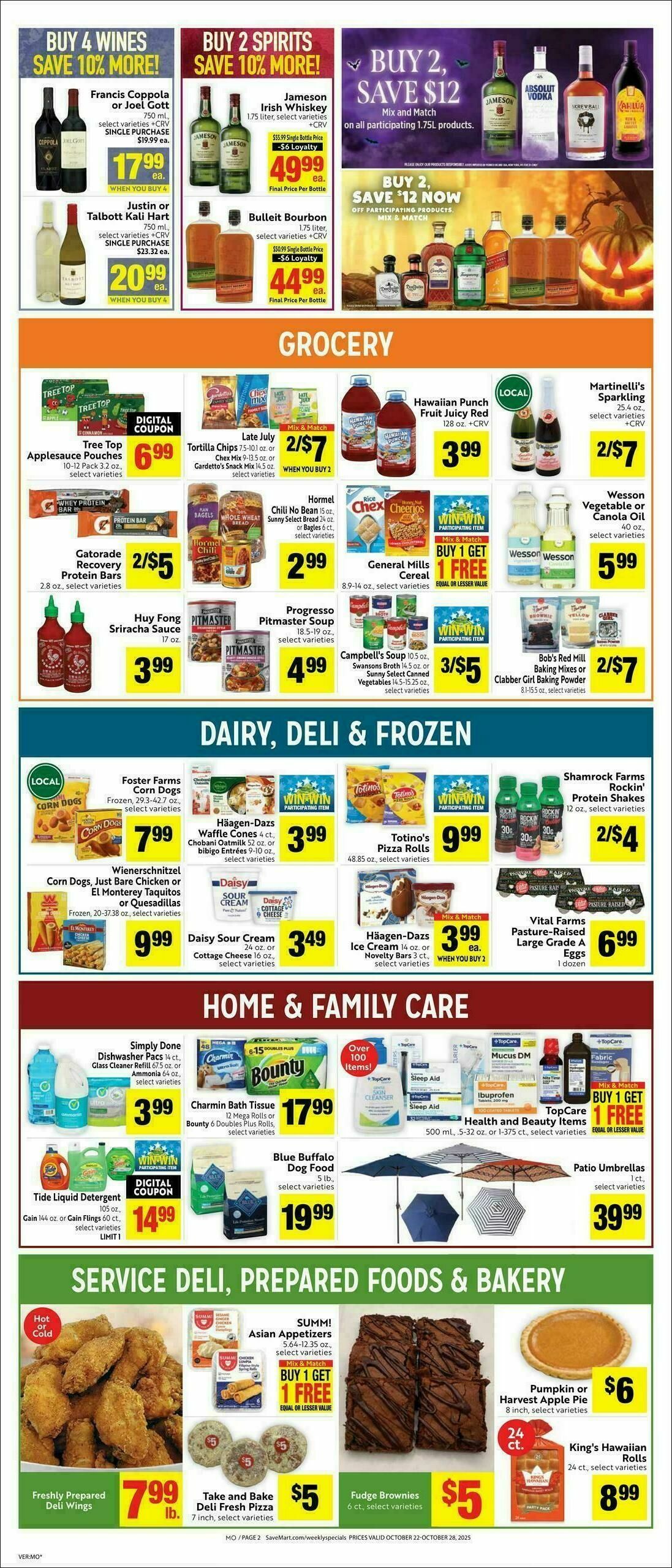 Save Mart Weekly Ad from October 22
