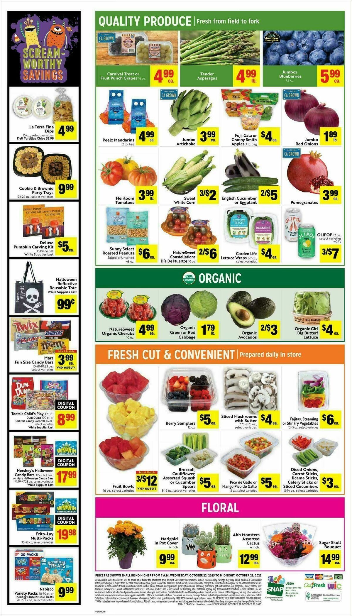 Save Mart Weekly Ad from October 22