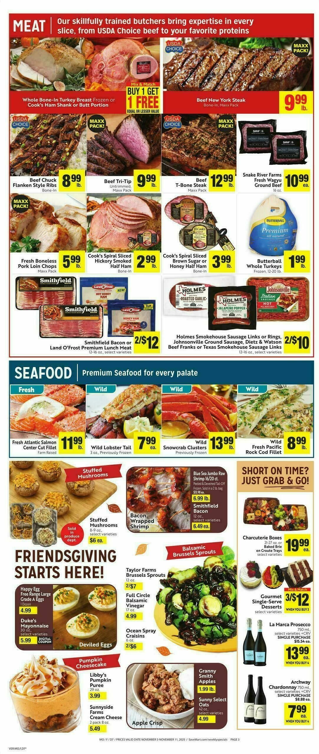 Save Mart Weekly Ad from November 5
